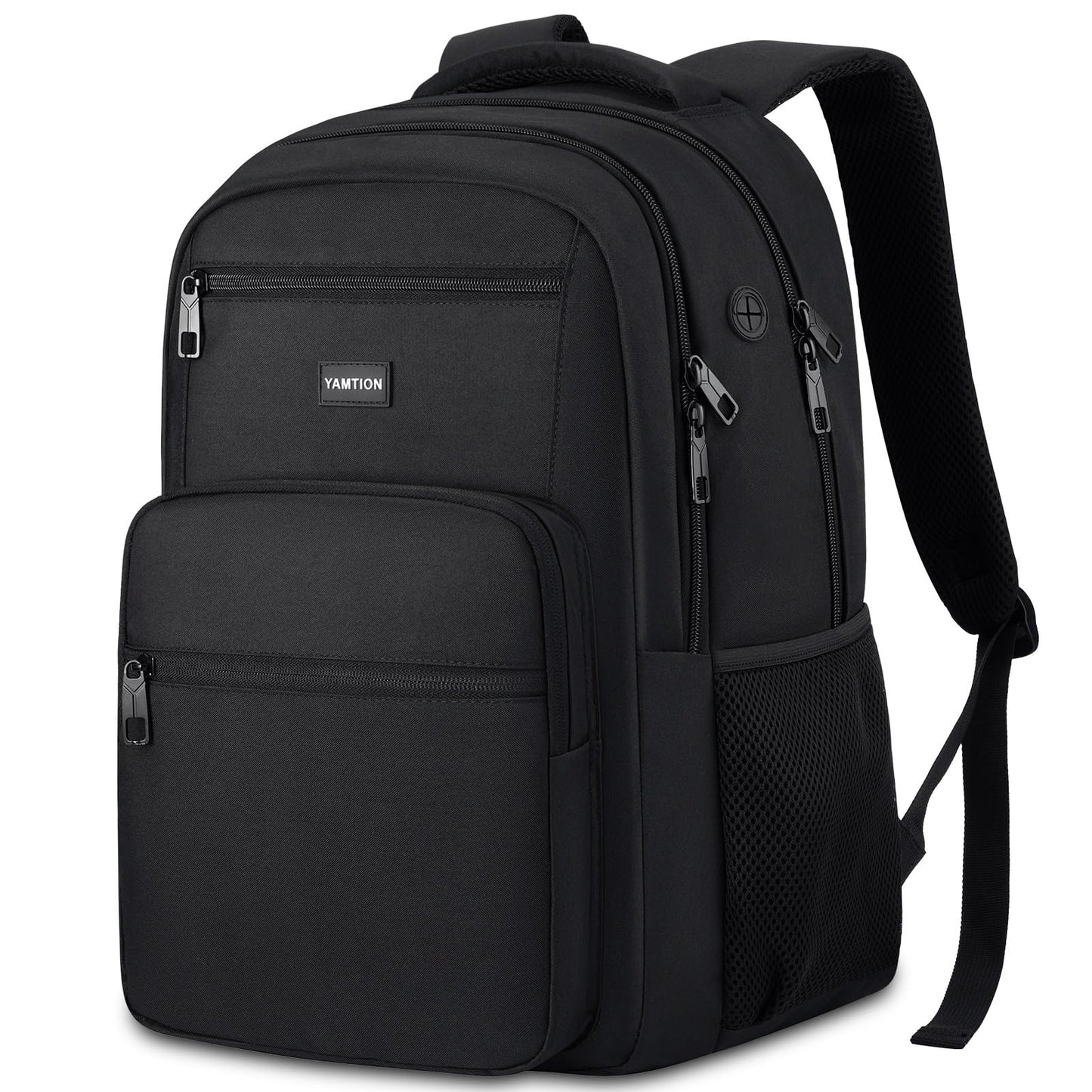 Laptop Backpack for Men and Women, Black Backpack, School Backpack for Boys and Girls, Bookbag, Work Backpack Fits 15.6 Inch Laptop and Notebook