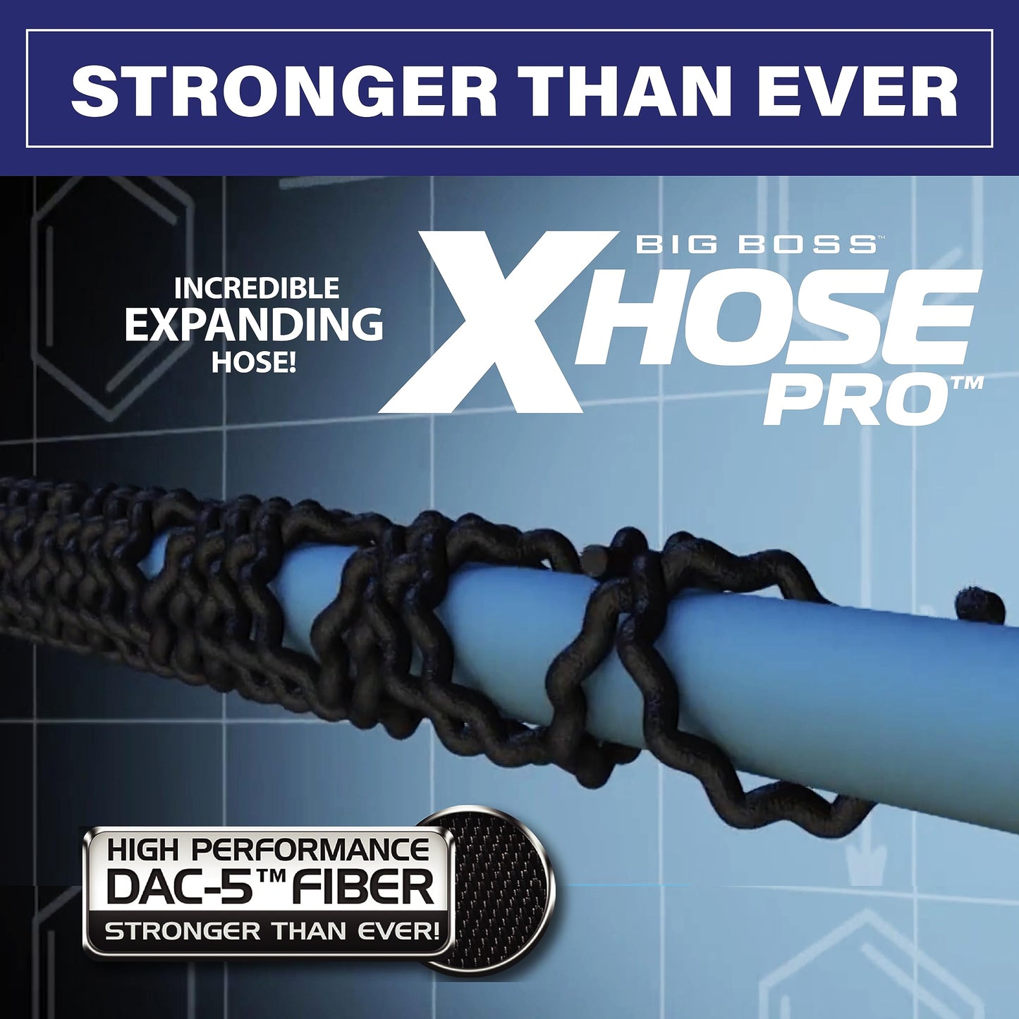 X-Hose Pro Expandable Garden Hose 25Ft, Heavy Duty Lightweight Retractable Water Hose, Flexible Hose, Weatherproof, Crush Resistant Solid Brass Fittings, Kink Free Expandable Hose as Seen on TV