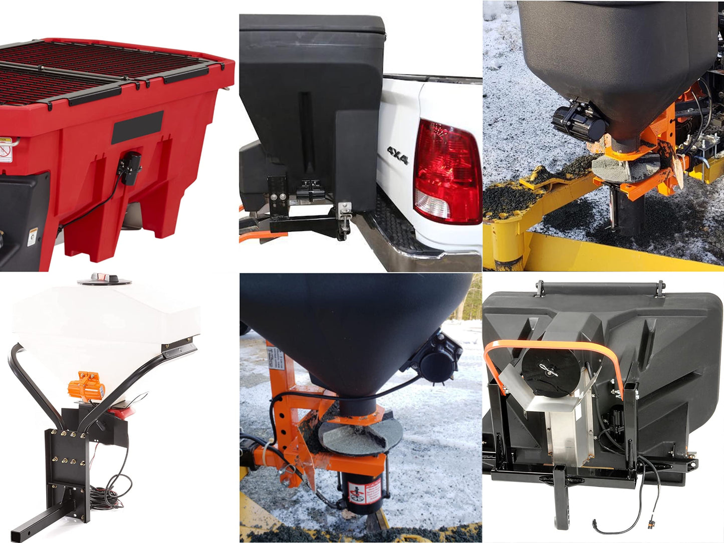 AMBITIONMOTOR Salt & Sand Vibrator 80LBS 50W DC 12V for Buyers Karrier Cougar SnowEx Trynex Meyers Spreaders