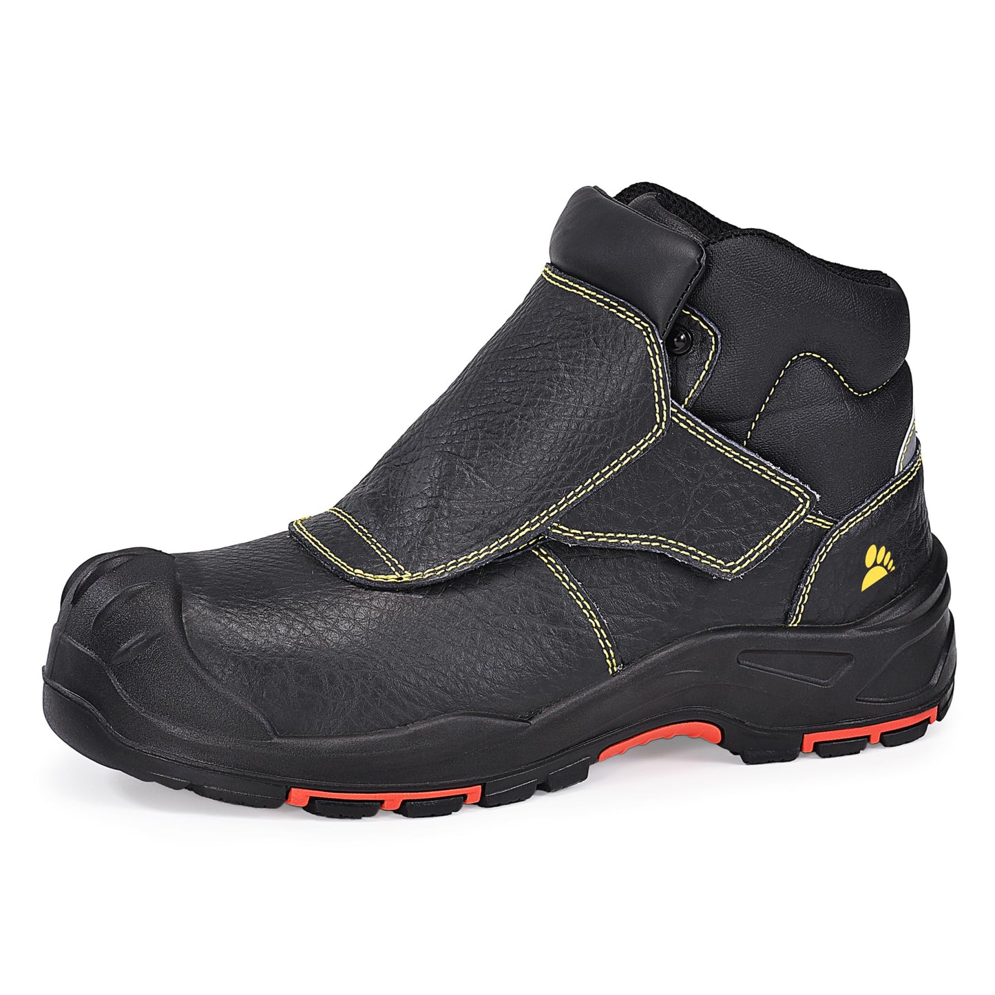 SAFETOE Welding Boots for Men Composite Toe Safety Boots Fire Resistant Welding Boot 300℃Heat Resistant Welder Working Boots(Size 10)