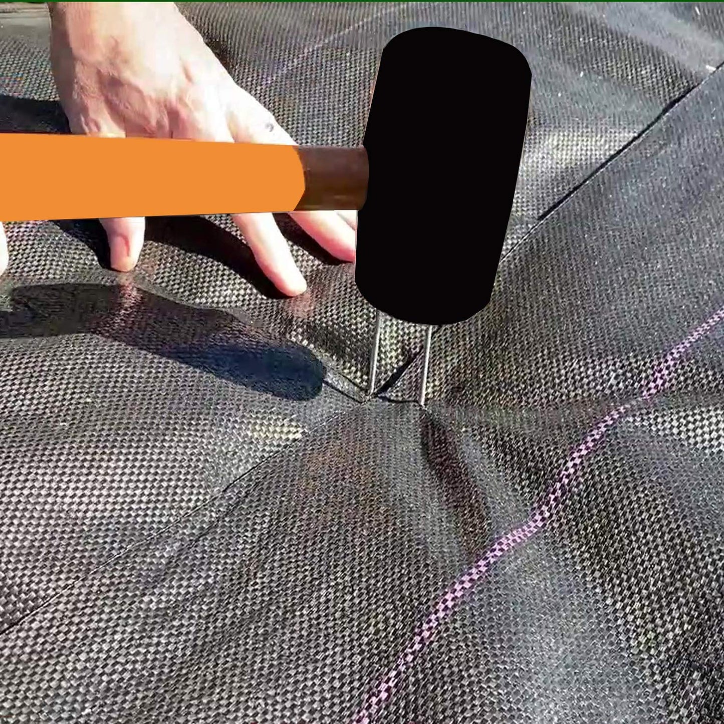 Ashman Galvanized Garden Stakes Landscape Staples: 200 Pack 6 Inch Sod and Fence Stake - Sturdy Rust Resistant Gardening Supplies for Anchoring Landscaping, Weed Barrier Fabric, Ground Cover