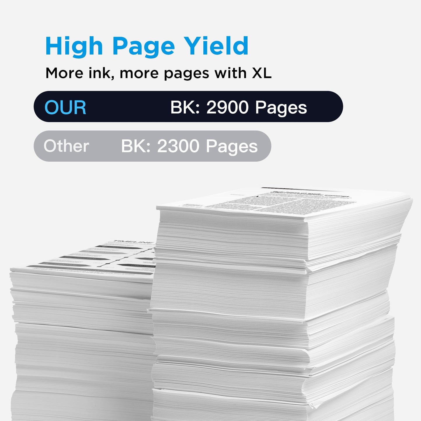 148A Toner Cartridge [with Chip] Compatible with HP 148 for HP148A for HP148X W1480A W1480X High Yield for HP Laserjet Pro MFP 4101fdw 4101fdn 4001dw 4001dn 4001n Printer(2 Pack)