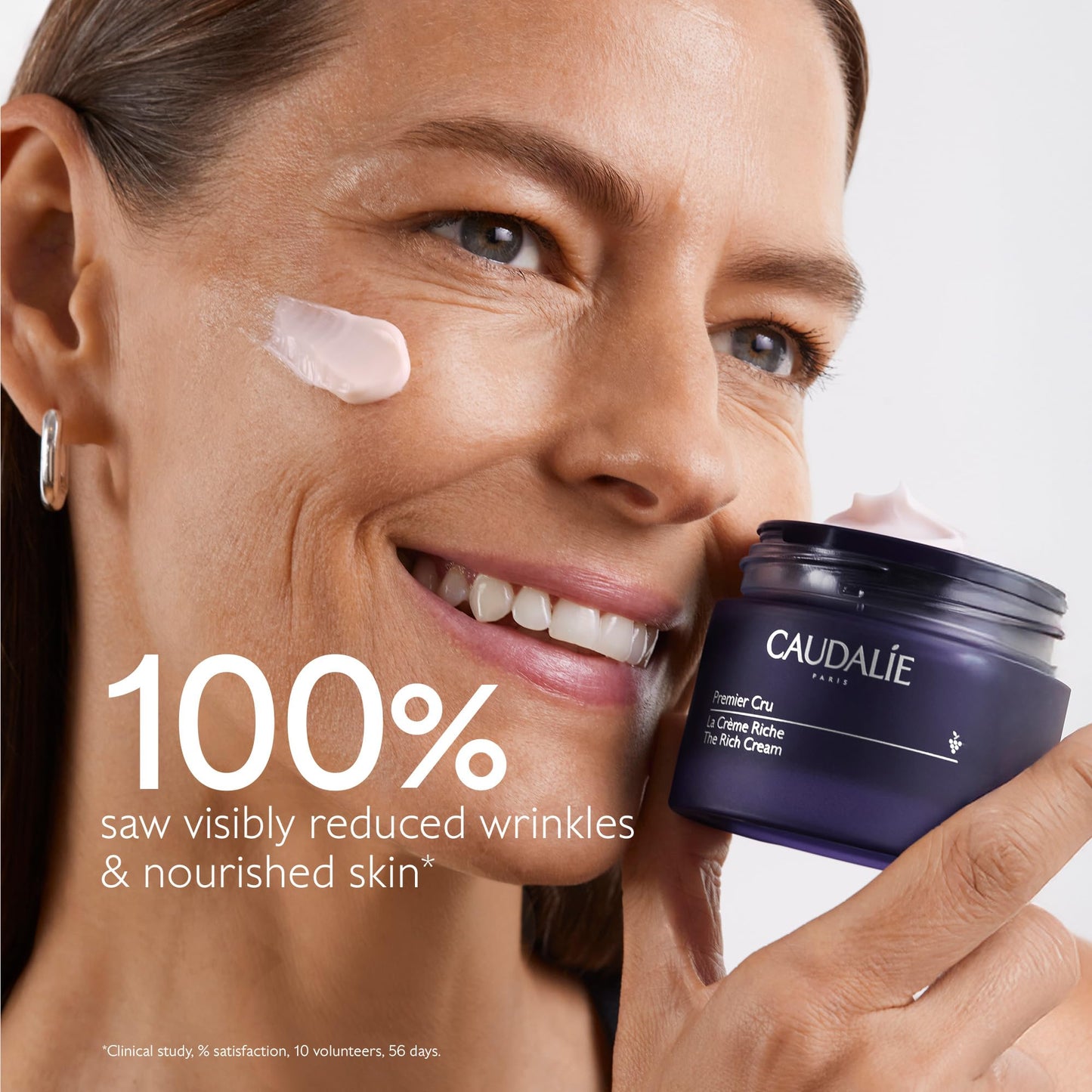 Caudalie Premier Cru The Rich Cream, Skin Barrier Repairing Rich Moisturizer with Ceramides, Refill Pod - 50 mL