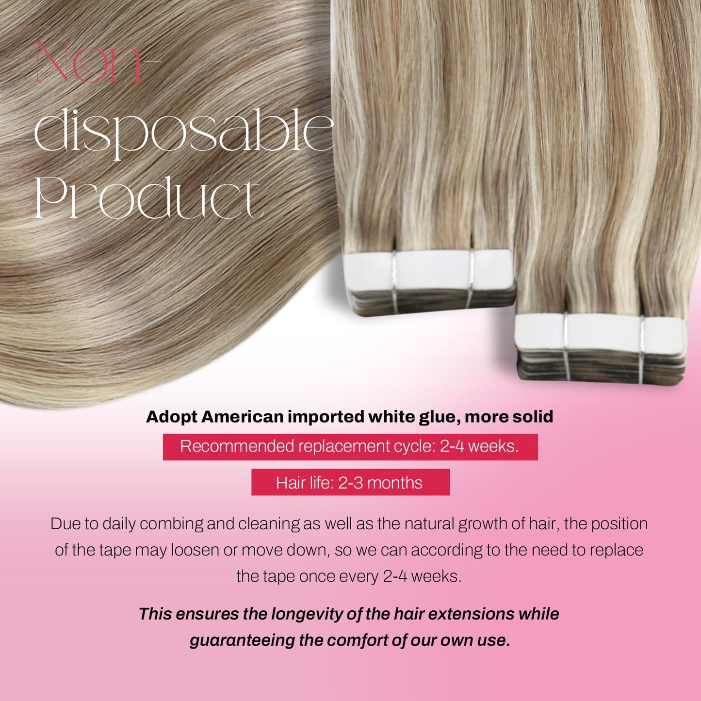 Moresoo Blonde Human Hair Tape in Extensions 20 Inch Light Brown with Blonde Highlights Tape in Hair Extensions Human Hair Skin Weft Tape on Hair Extensions Blonde 20 Pcs 50 Grams