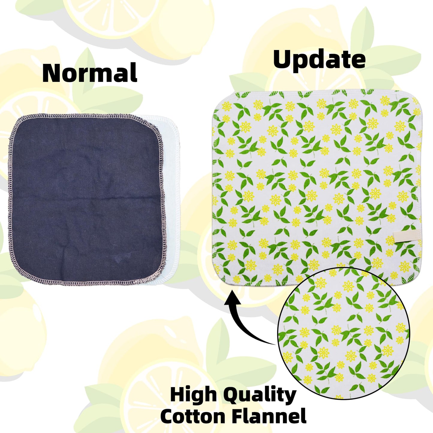 BreodyEco Reusable Paper Towels - Value Pack of 25 Jumbo Large Paperless Paper Towels, Reusable Cotton Cloth Napkins Alternative Washable Roll, Absorbent Sustainable Kitchen Dish Cloth