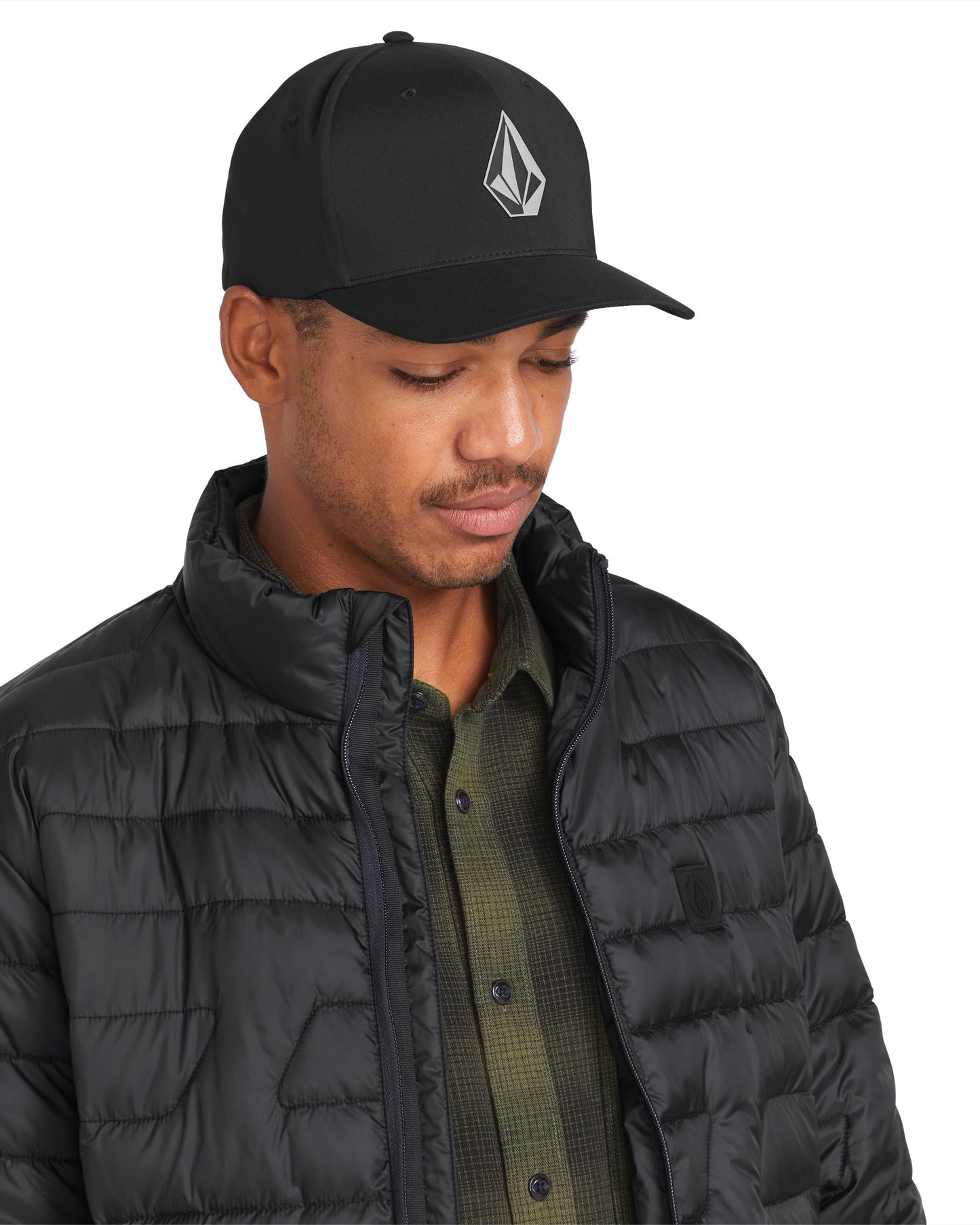 Volcom Men's Stone Tech Delta Water Resistant Hat, Black S324, Small