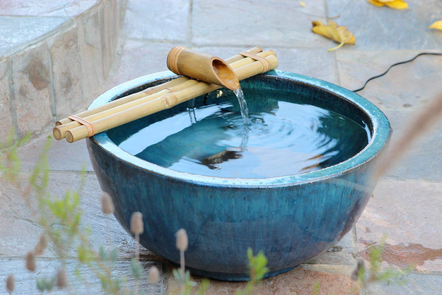 Bamboo Accents Three-Arm Spout And Pump Kit - 18"