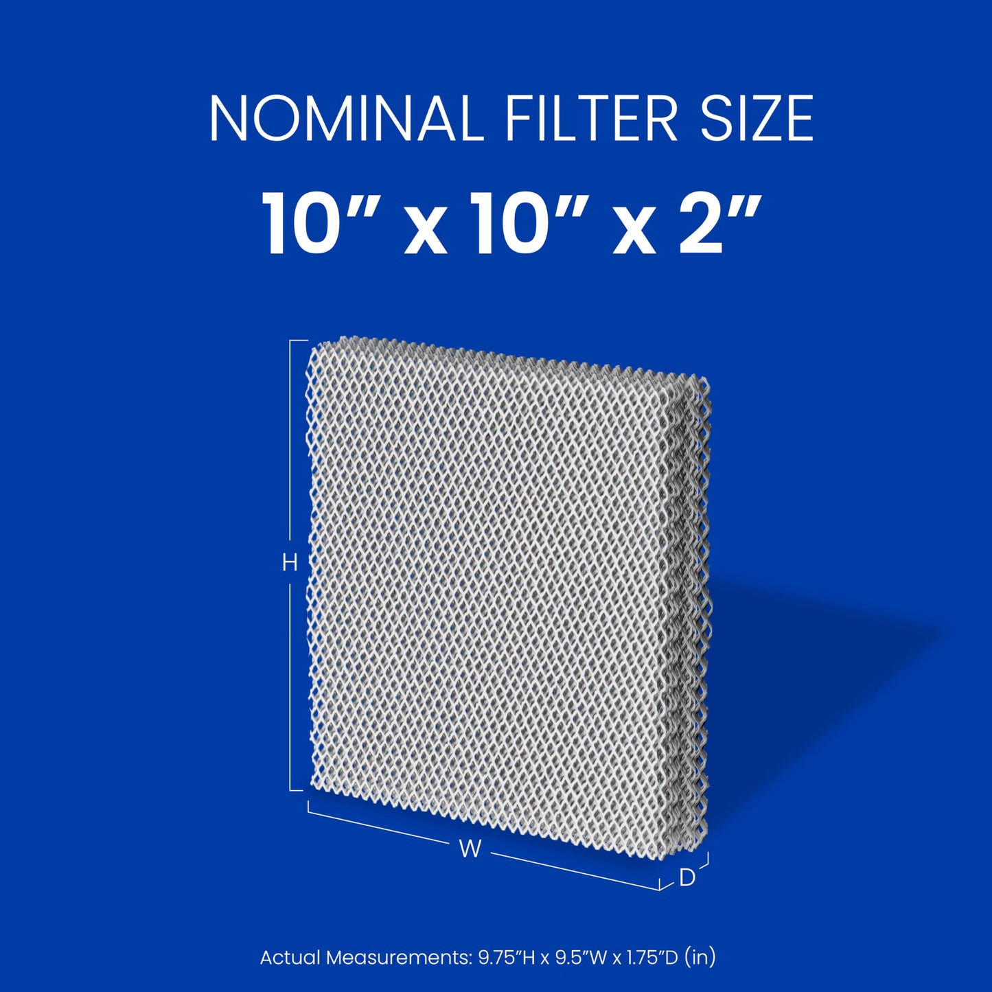 Aprilaire 10 Water Panel, Fits Humidifiers 500, 500A, 500M, 550, 550A, 558, 110 and 220 (Pack of 2)