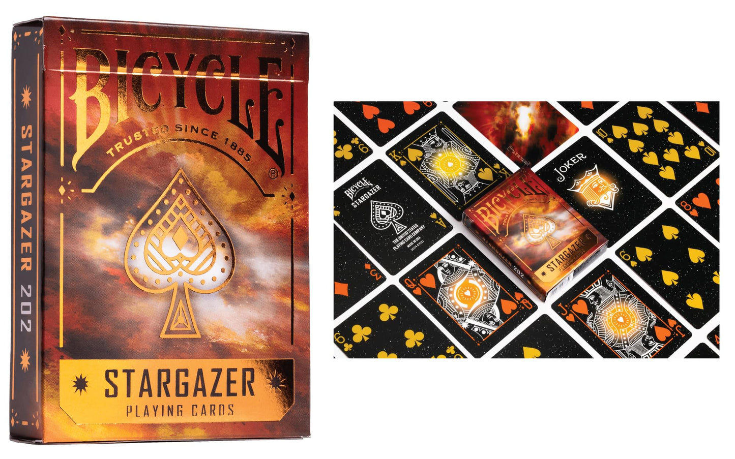 Bicycle Playing Cards, Stargazer Series 6-Deck Collector's Bundle | New Moon, Observatory, Nebula, Falling Star Stargazers 201 & Stargazer 202 Playing Cards