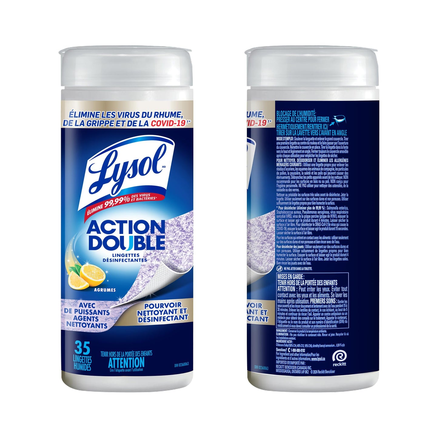 Lysol Dual Action Disinfecting Wipes, Scrubbing & Soft Texture, Kills 99.9% of Germs, Removes Allergens, Home & Electronics Cleaning Wipes, Citrus Scent, 12 x 35 Count (420 Total Wipes)