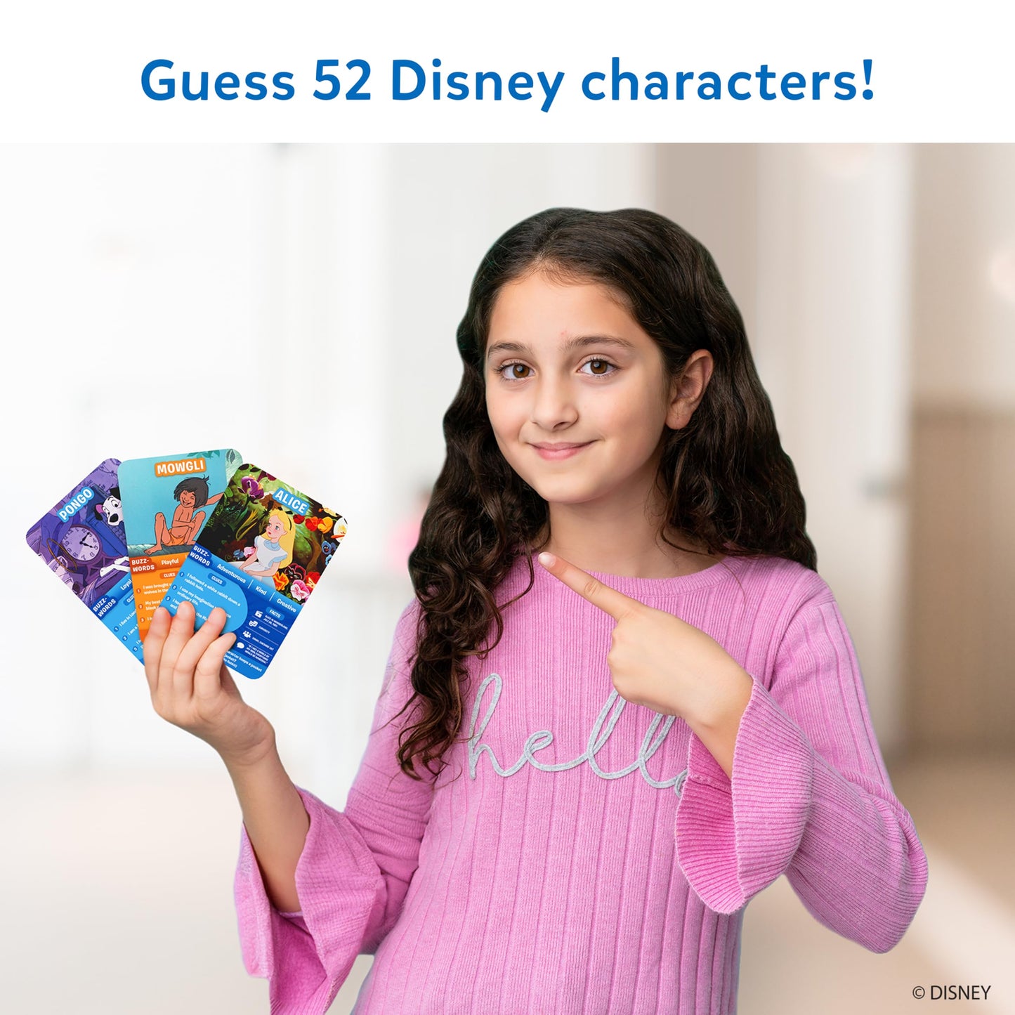 Skillmatics Guess in 10 Disney, Card Game for Girls, Boys, Kids, Teens, Adults Who Love Cinderella, Mickey Mouse, Moana, Travel Toy, Gifts for Ages 6, 7, 8, 9 and Up