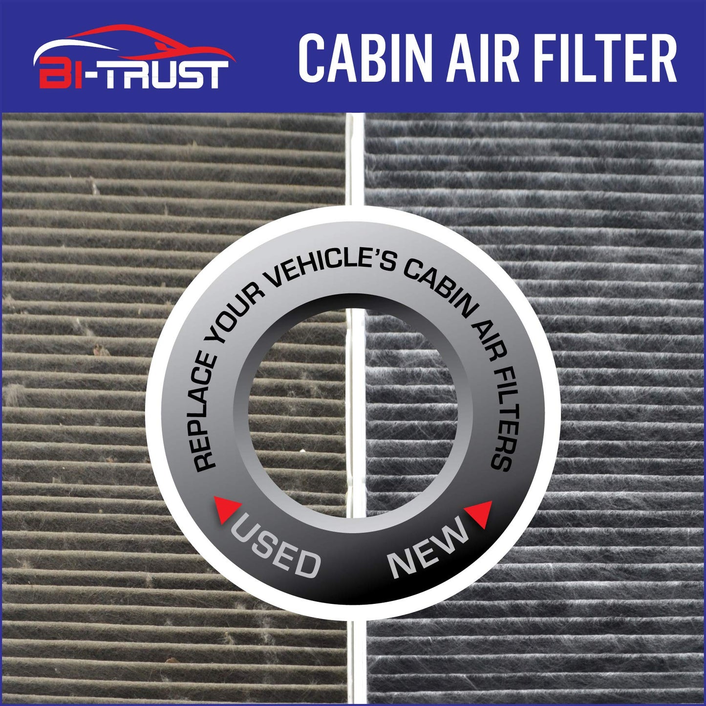 Engine & Cabin Air Filter Kit for Honda Civic 2016–2026 & HR-V 2023–2026 2.0L L4, Replacement CF11182 80291-T5R-A01, Direct Fit