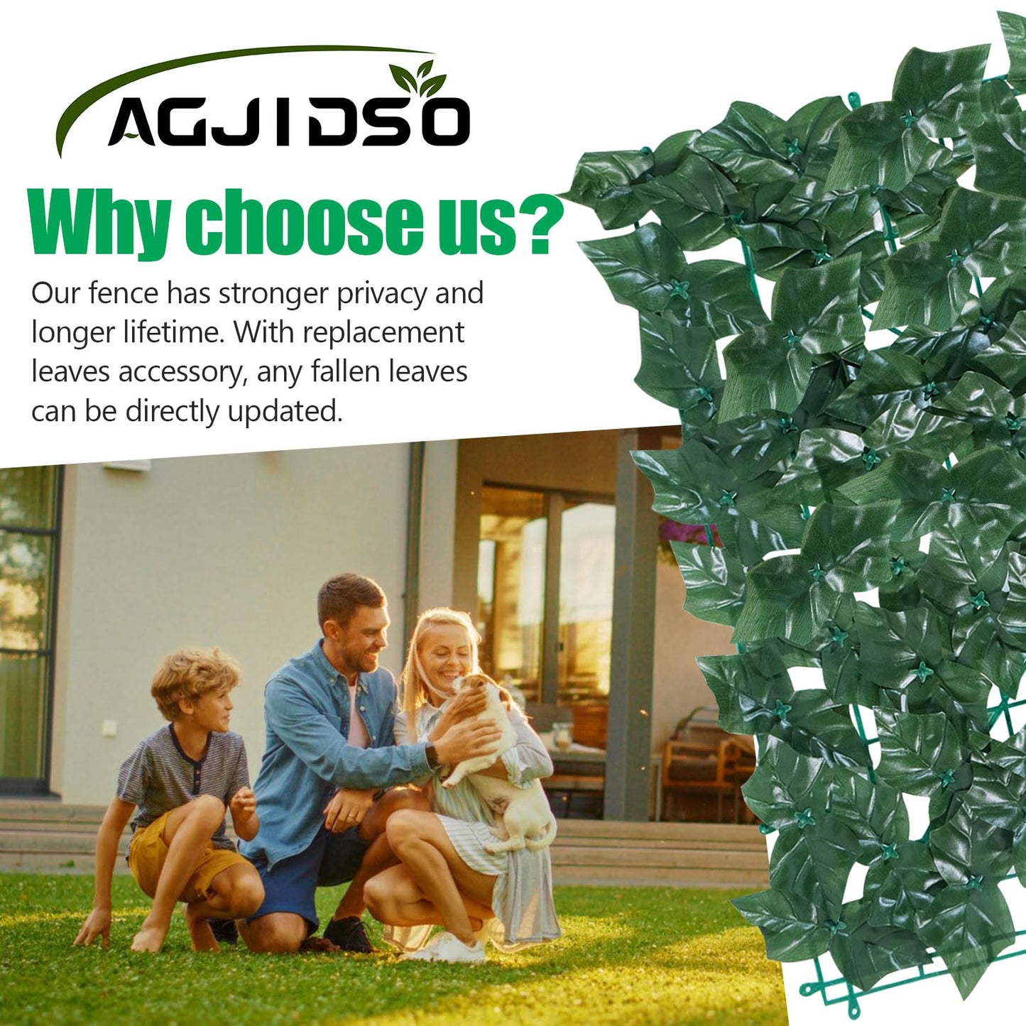 Artificial Ivy Privacy Fence Screen 280"x40", Privacy Screen for Balcony and Garden,Artificial Faux Ivy Hedge,Grass Wall for Indoor and Outdoor Deco with 100PCS Zip Ties (Upgrade Leaves)