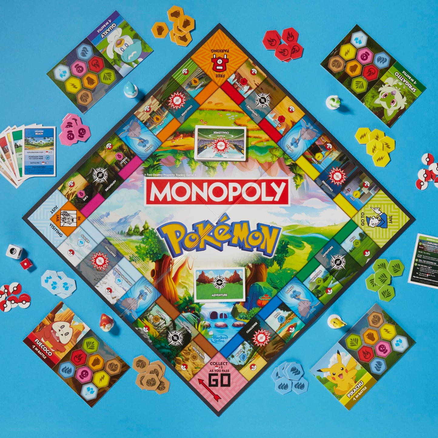 Monopoly Pokémon Edition Board Game | Ages 8 and Up | 2 to 4 Players | Kids Games for Pokémon Fans | Fun Family Games| 45 Mins. Avg. (English & French)