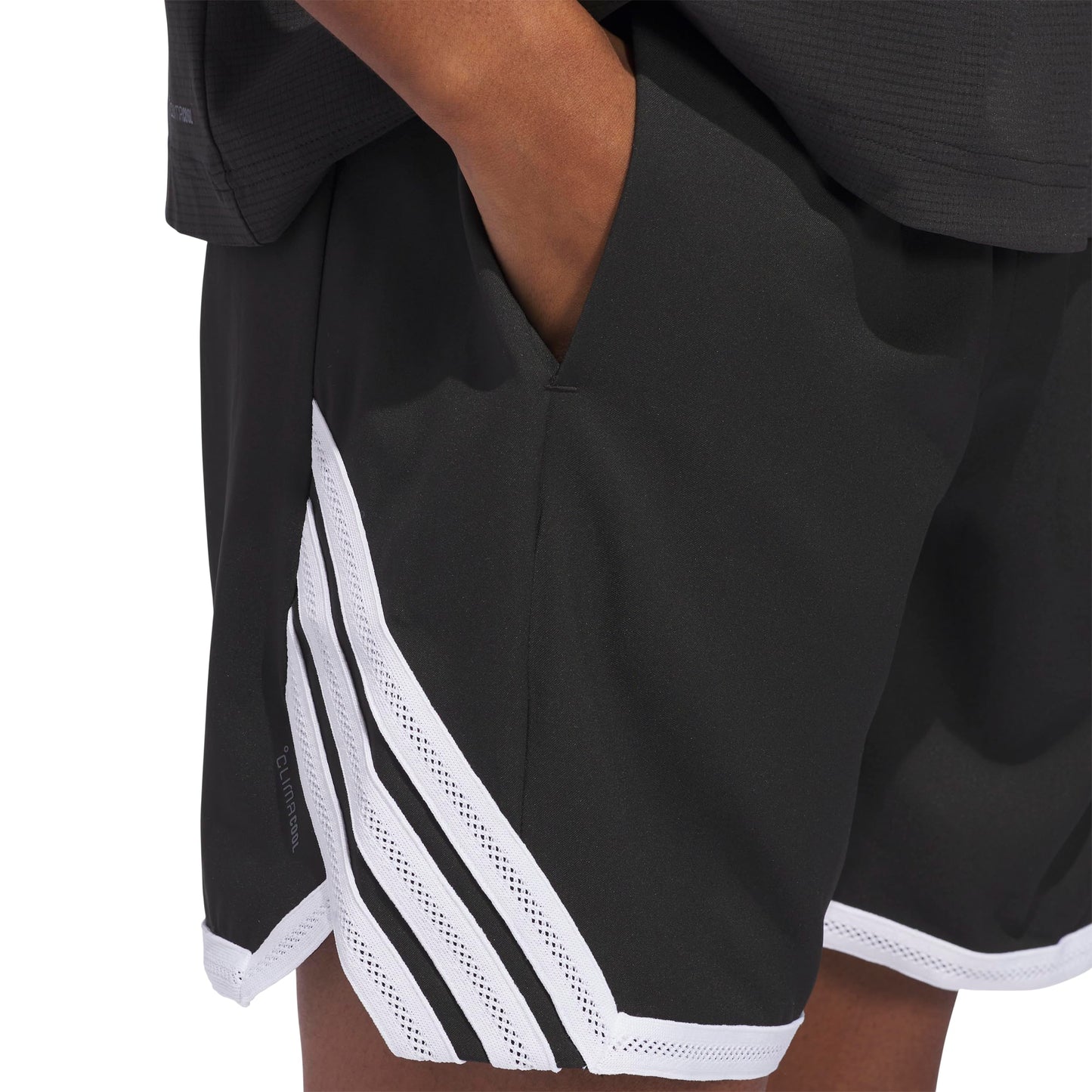 adidas Women's CrazyLite Basketball Shorts, Black/White, Medium