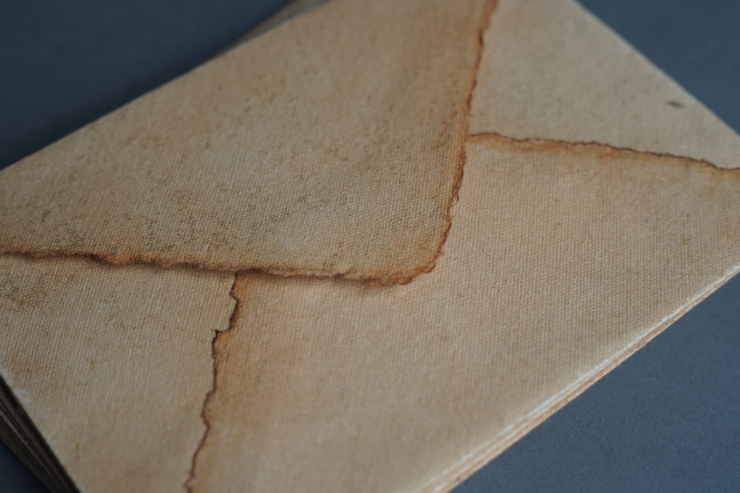 Wanderings Handmade Antiqued Envelope with Deckle Edge - 5.25" x 7.25" (13 x 18cm) - Package of 25 Vintage Envelopes for Writers Invitations Wedding Stationery