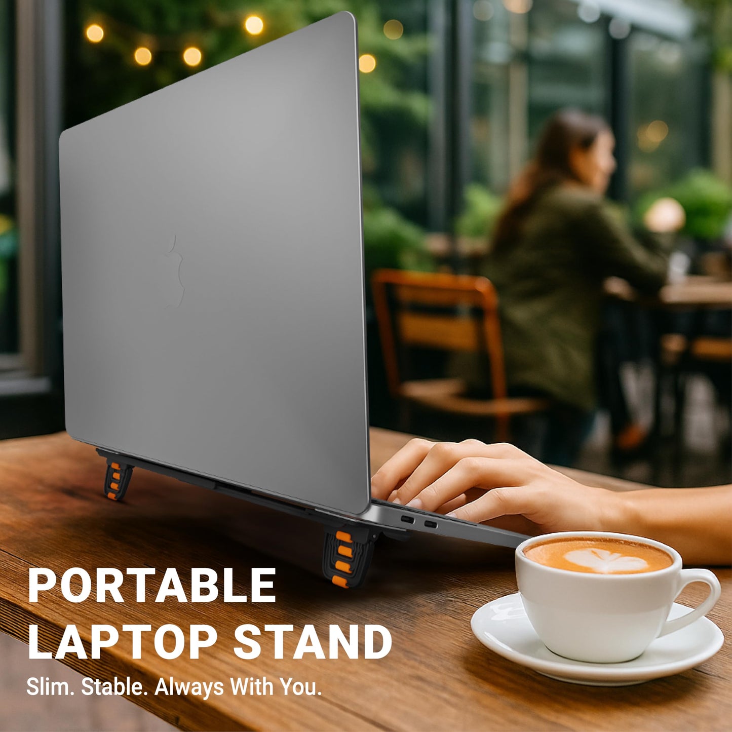 ESC Flip PRO Computer Keyboard Stand for Desk, Adjustable Tilting Keyboard Lifter for Ergonomic Typing, Minimalist Keyboard Riser with Non-Slip Feet, Extendable Holder Fits Most Keyboards