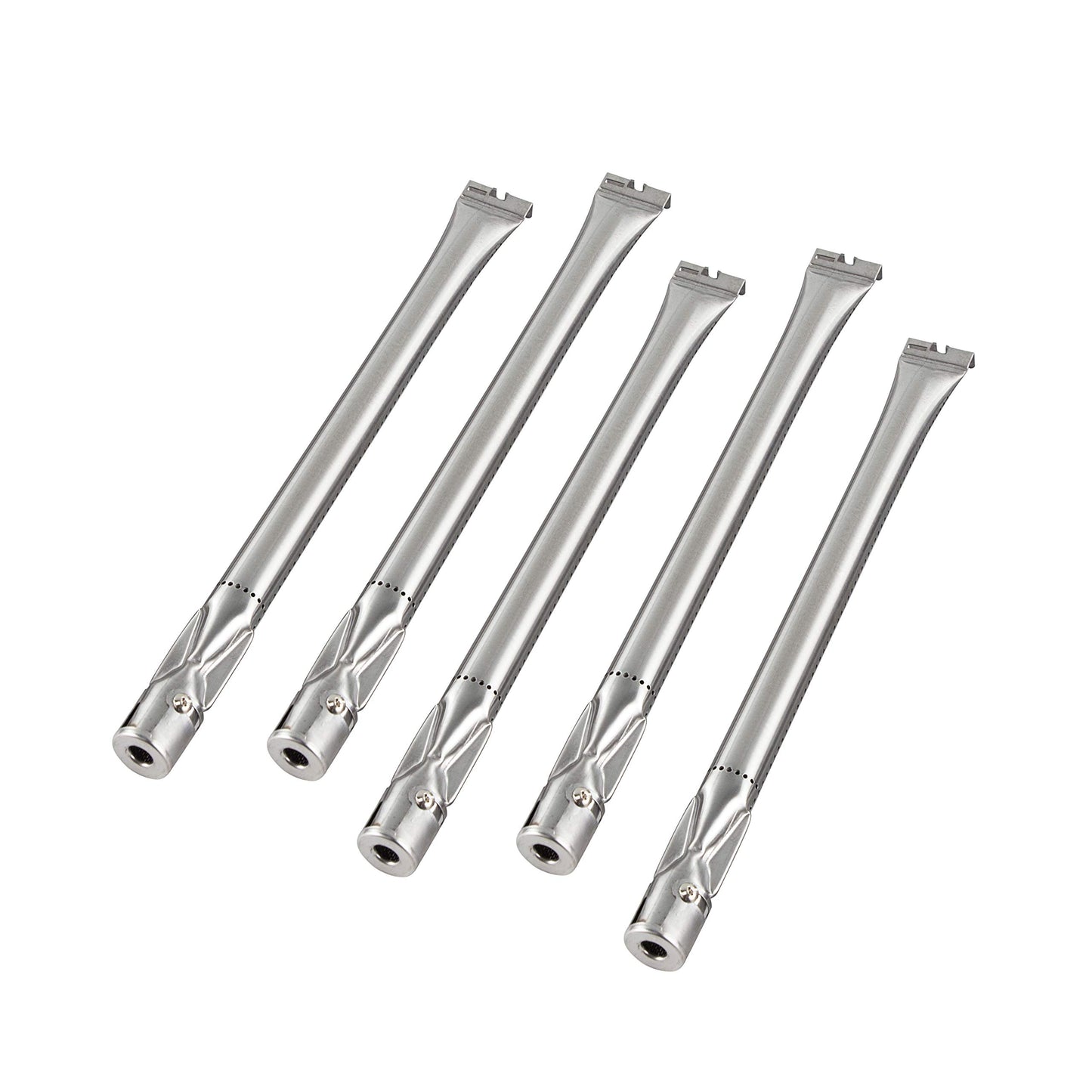 15.75-inch Tube Burner for Broil-Mate Gas Grill Models, Durable Stainless Steel Burner for Select Barbecue Replacement Parts, Set of 5-Pack (5)