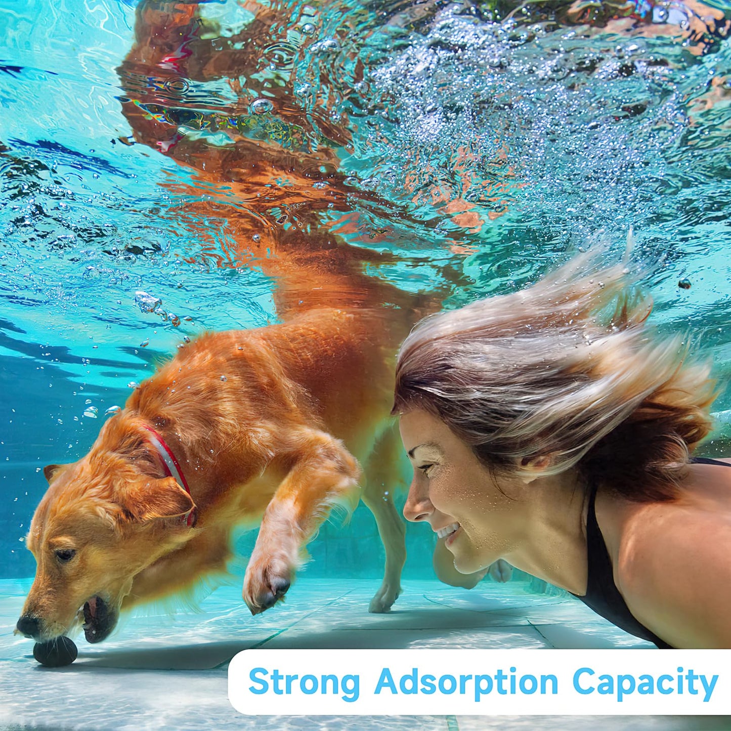 4.6 lbs Pool Filter Balls, Reusable Eco-Friendly Pool Sand Filter Replacement Fiber Filters Balls Swimming Pool Accessories for Swimming Pool Aquarium Filter Pump Fish Tank Sand Filters