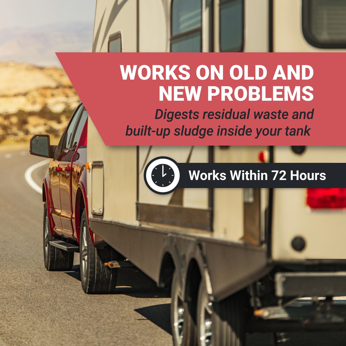 Unique Restore-It RV Sensor Cleaner Liquid for Black Water Holding Tanks - Cleans and Restores Misreading Camper Black Tank Sensor Probes, Formerly Sensor Cleaner, CA Compliant (32 oz.)