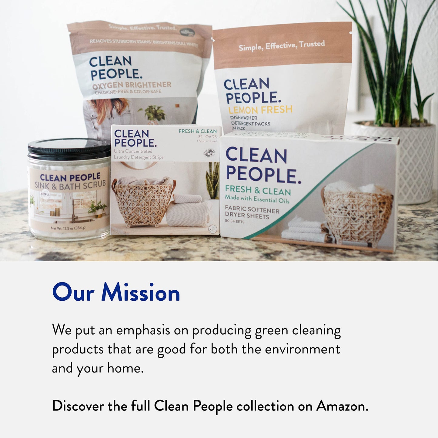 Clean People All Natural Dishwasher Pods - Cuts Grease & Rinses Sparkling Clean - Residue-Free - Phosphate Free Dishwashing Pods - Fragrance Free, 120 Pack