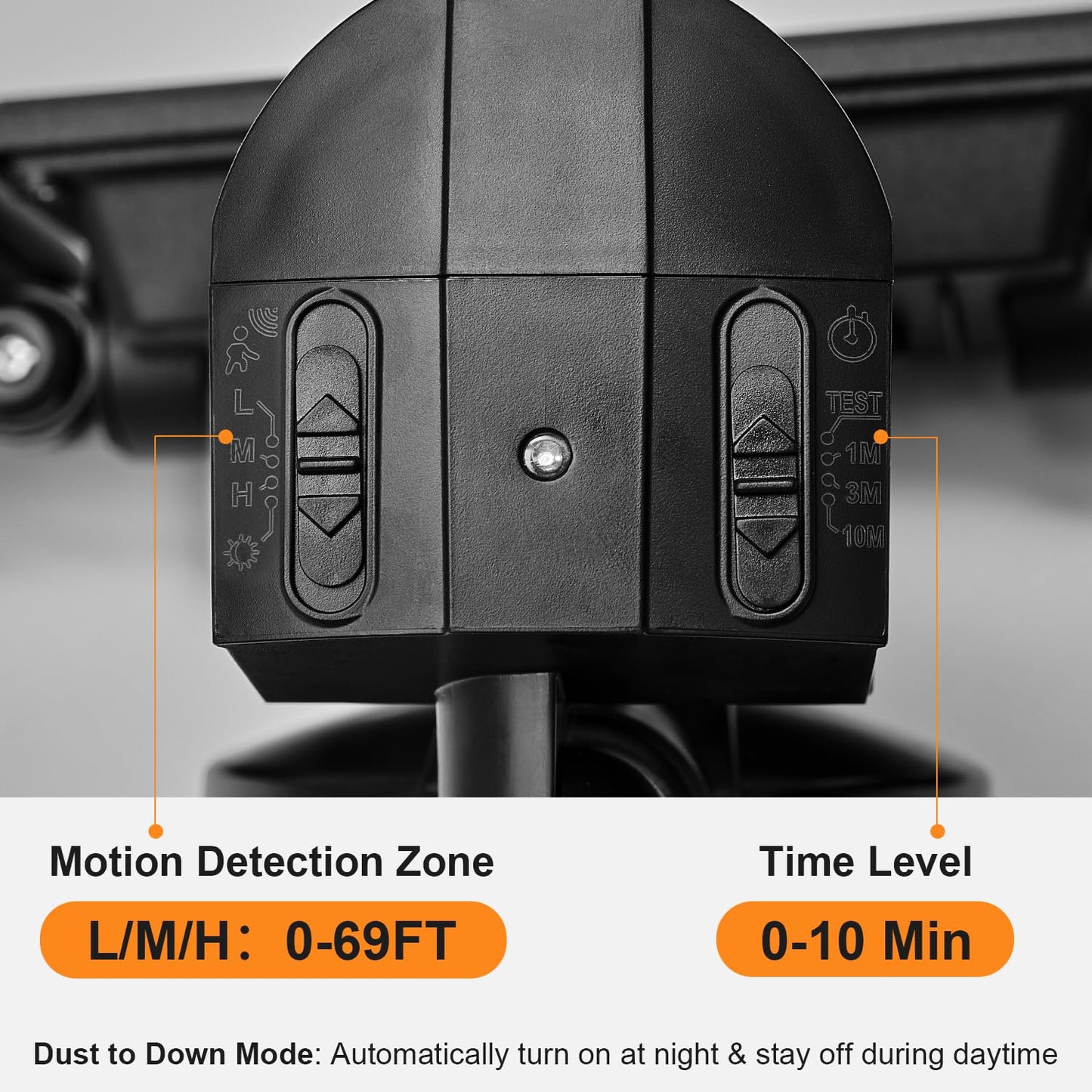 CELAVY 70W LED Security Lights with Motion Sensor Outdoor, 7000 Lumen Super Bright, 3000K/5000K Light, IP65 Waterproof, Dusk to Dawn, 3 Heads Motion Detected Flood Light Garage Yard Porch (Black)
