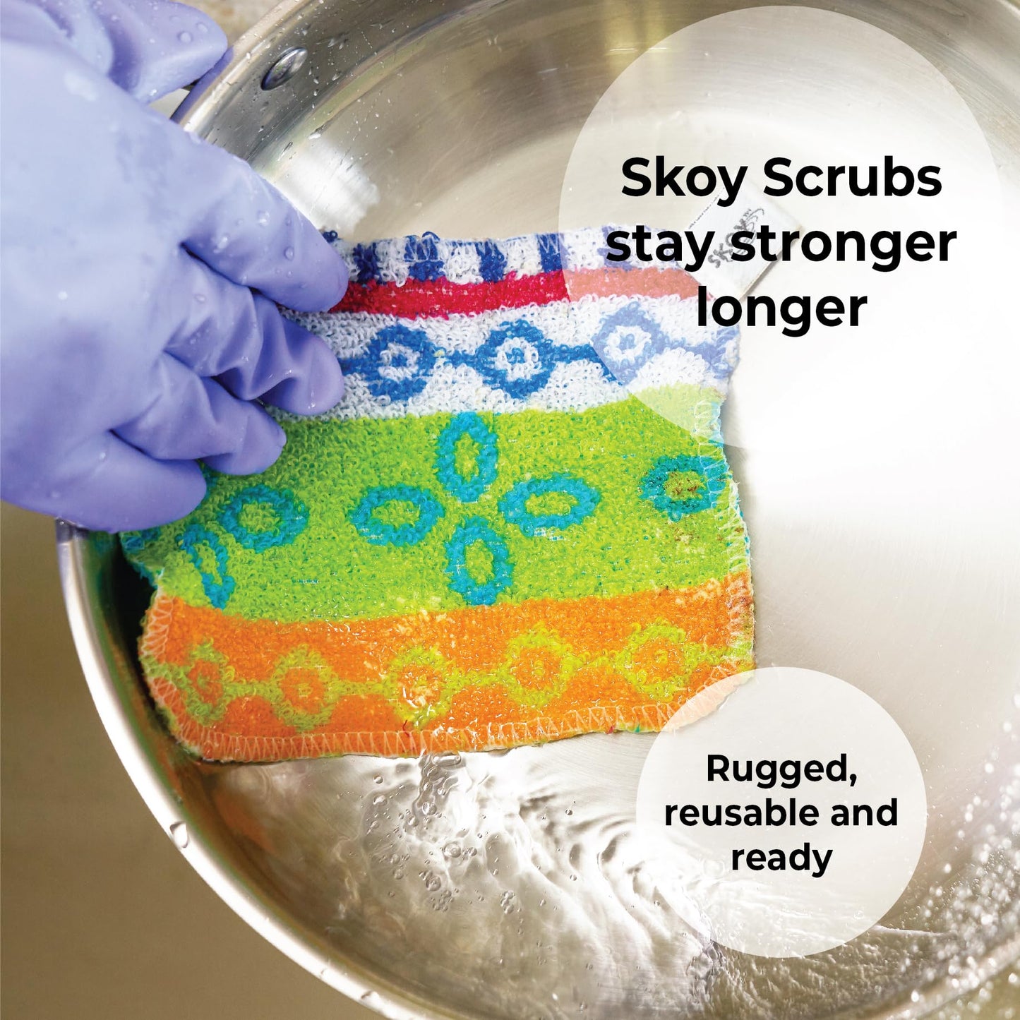 Skoy Scrub (2, 4-packs total 8 scrubs)