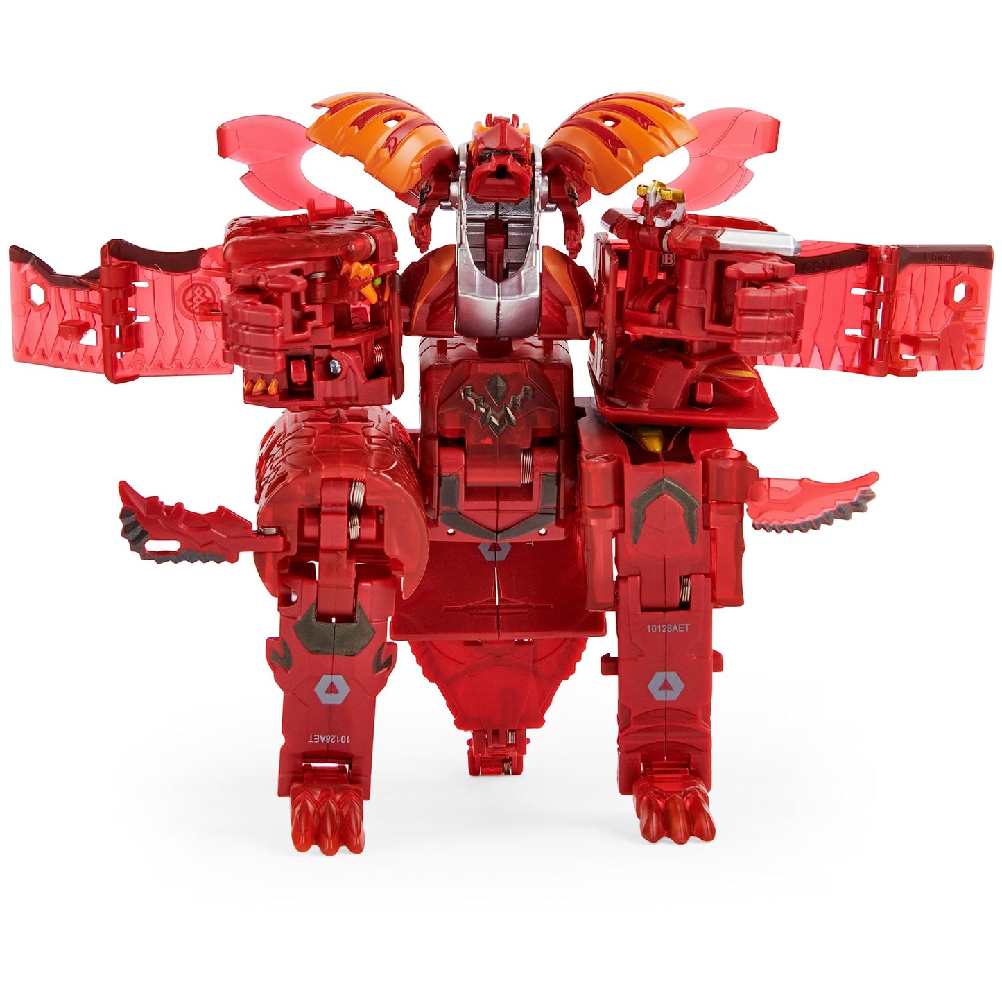 Bakugan GeoForge Dragonoid, 7-in-1 Includes Exclusive True Metal Dragonoid and 6 Geogan Bakugan Collectibles, Kids Toys for Boys