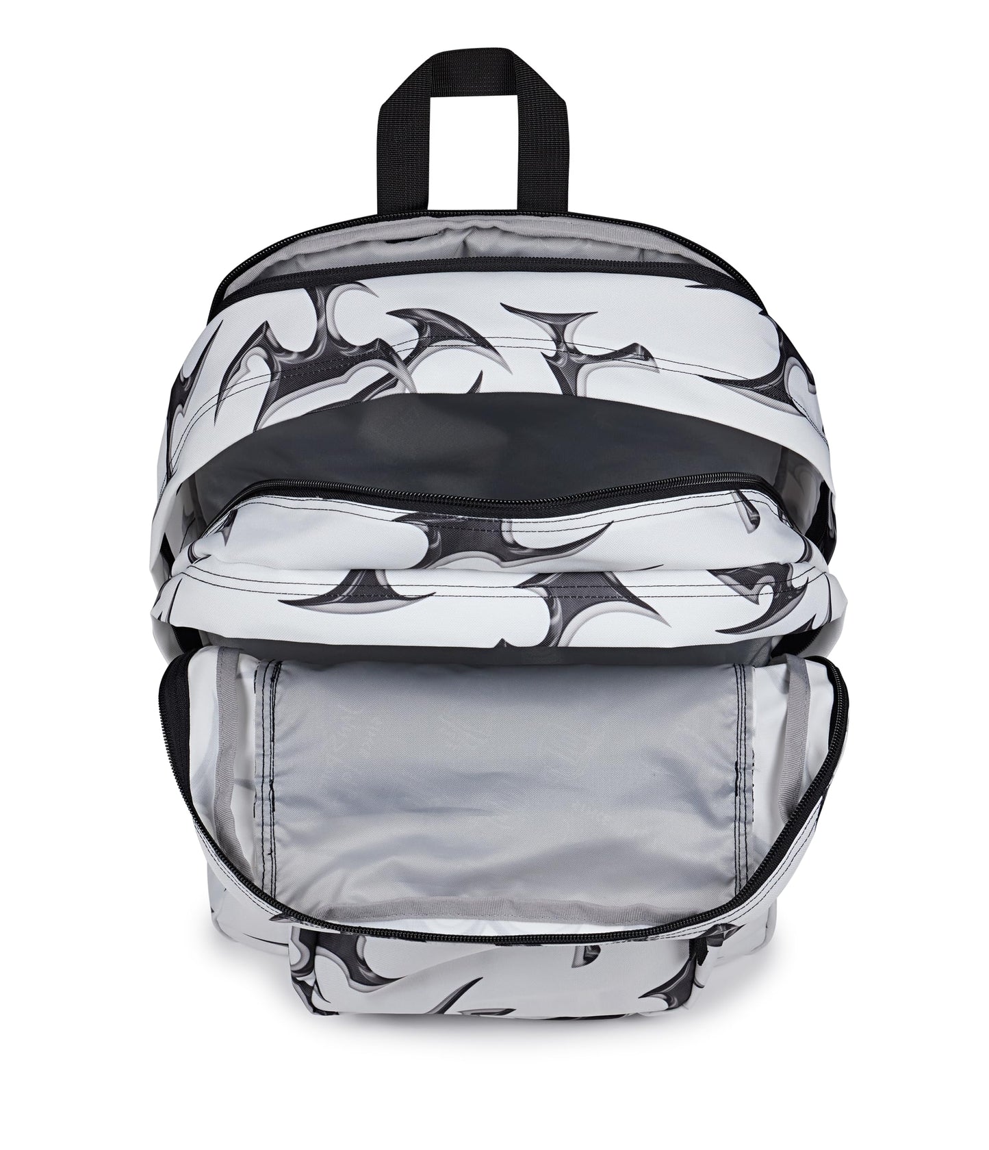 JanSport Laptop Backpack - Computer Bag with 2 Compartments, Ergonomic Shoulder Straps, 38.1 cm Laptop Sleeve, Haul Handle - Cyber Silver White