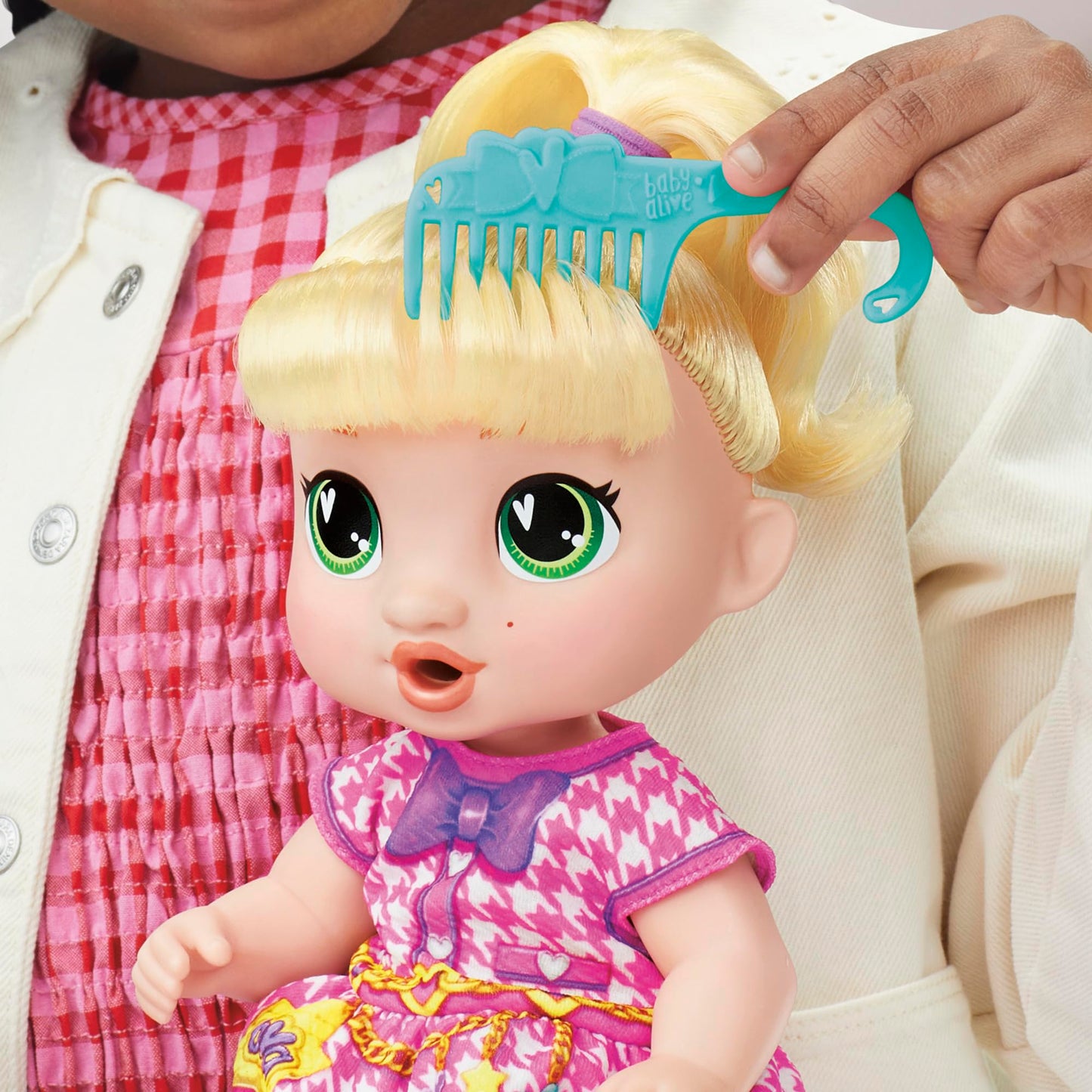 Baby Alive Bubbly Tea Party LaLa GooGoo Doll with Teapot Accessories, Blonde Hair, 11 Inches, Toys for 3 Year Old Girls and Boys & Up