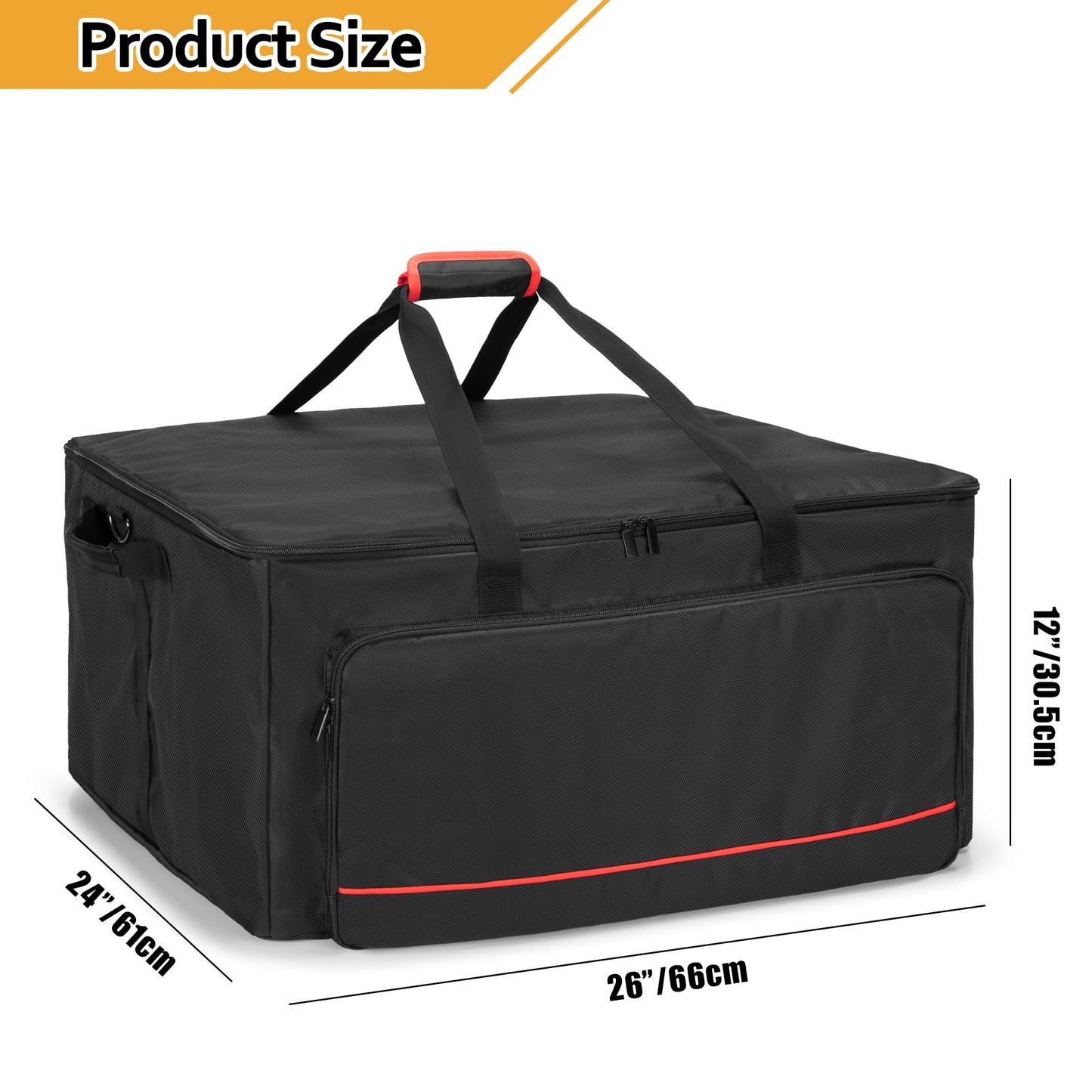 HODRANT Pizza Oven Bag Compatible with Ooni Koda 16 Gas Pizza Oven, Outdoor Pizza Oven Cover Compatible with Ooni Koda 16, Oven Carry Case with Shoulder Strap for Pizza Oven Accessories Kit, Bag Only