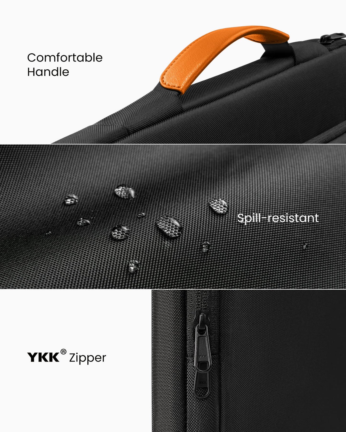 tomtoc 360 Protective Laptop Carrying Case Compatible with 14-inch MacBook Pro M5 Pro/Max (2026) A3426 A3427, M4/M3/M2/M1 Pro/Max, 12.9-13 Inch iPad Pro/Air, Water-Resistant Accessory Sleeve Bag
