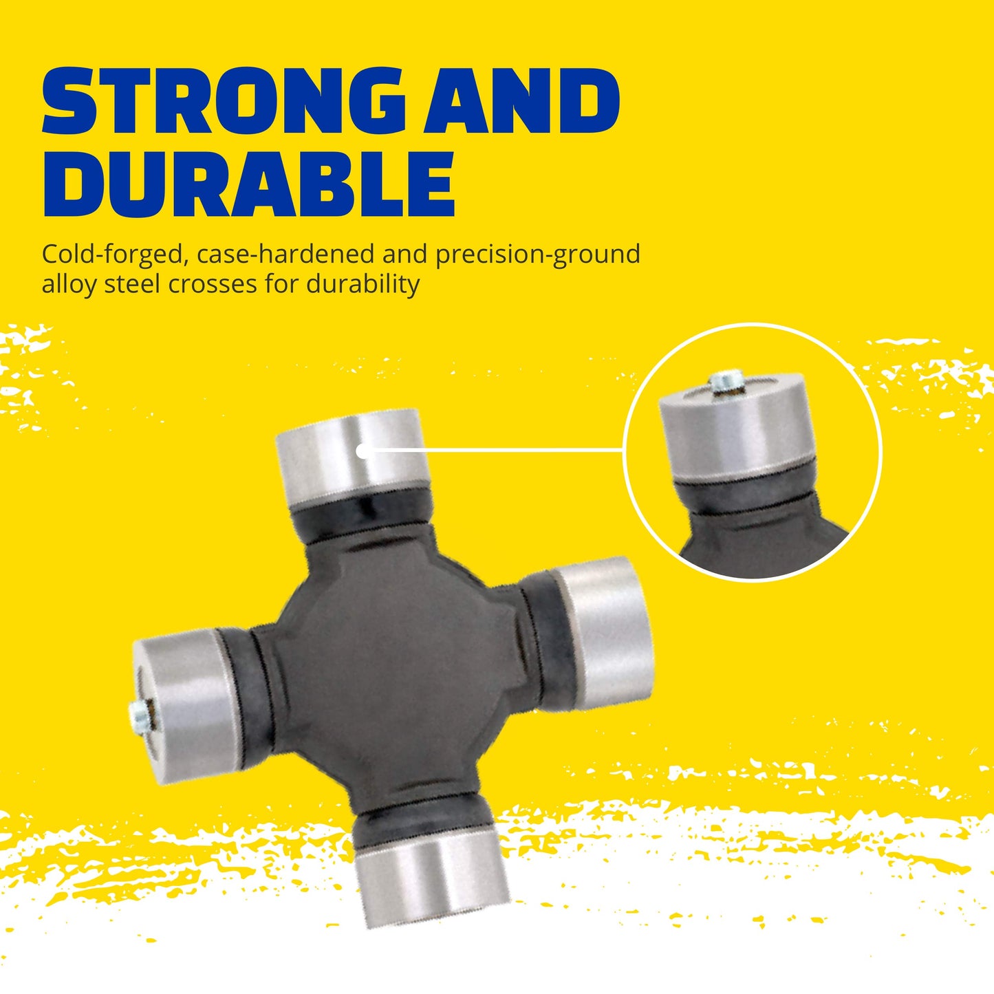 MOOG 491 Greaseable Super Strength Universal Joint for Jeep Wrangler