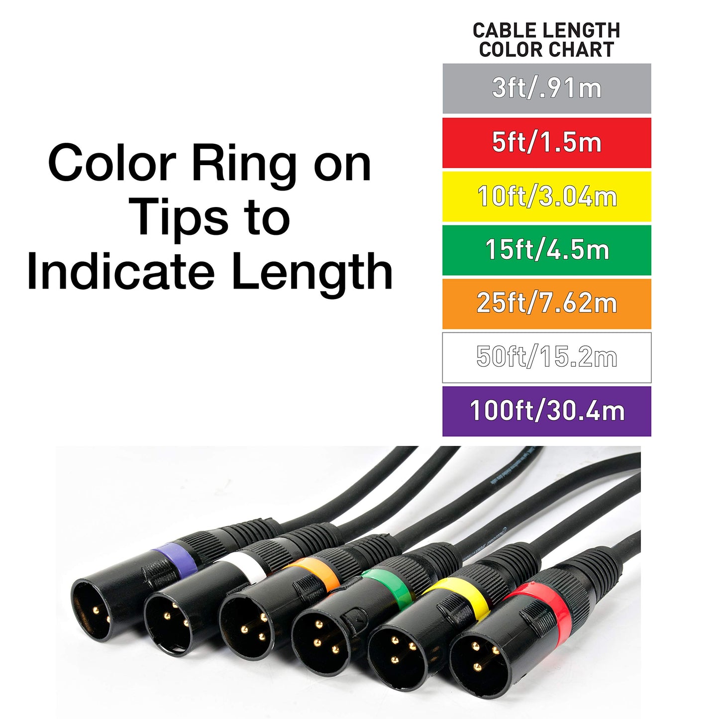 ADJ Products AC3PDMX100 100 ft DMX Stage Lighting Cable