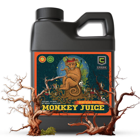 Cronk Nutrients Monkey Juice – Bacillus Root Inoculant – Organic Solution to Increase Your Plants Health – Root Mass Enhancer for Plant Growth and Flowering Boost - 500ml