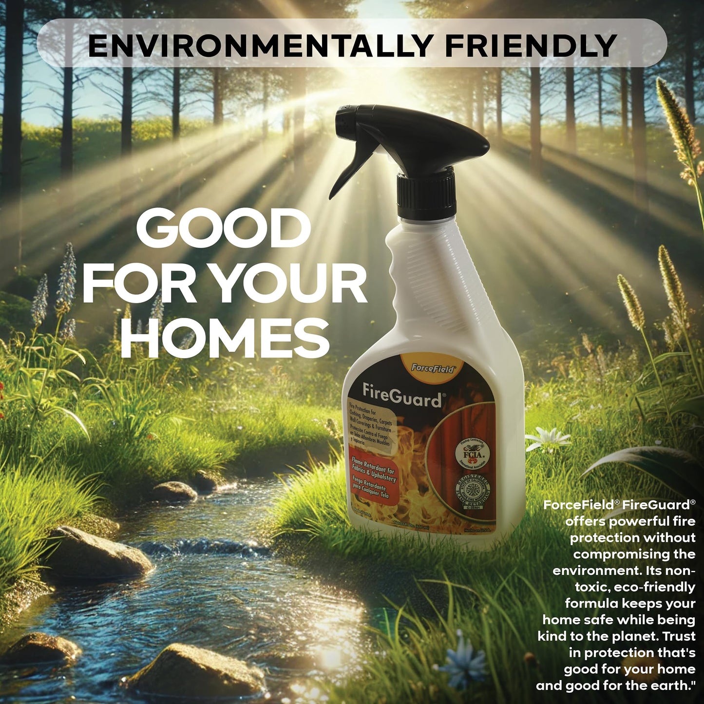ForceField – FireGuard – Flame Retardant and Protection, 22 oz (650 ml)
