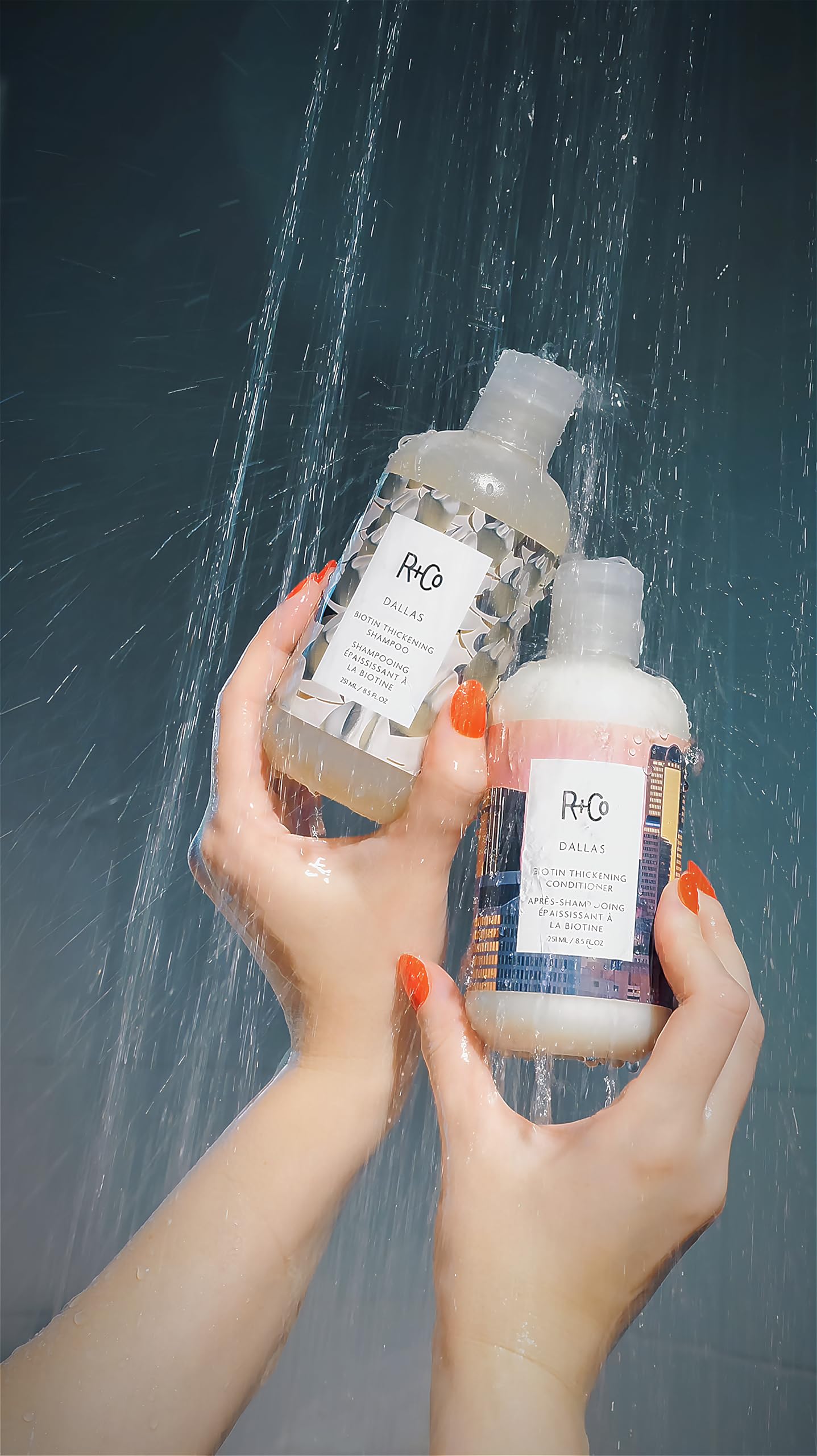 R+Co Dallas Biotin Thickening Conditioner | Weightless Hydration, Strengthens + Enhances Shine | Vegan + Cruelty-Free | 8.5 Fl Oz