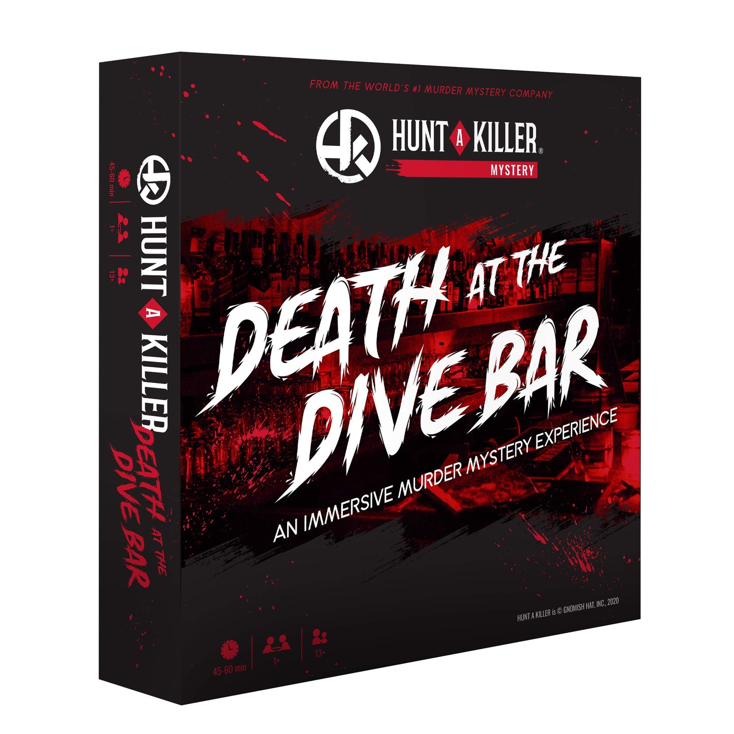 Hunt A Killer - Death at The Dive Bar, Immersive Murder Mystery Game - Take on The Unsolved Case as an Independent Challenge, for Date Night or with Family & Friends as Detectives, Age 14+