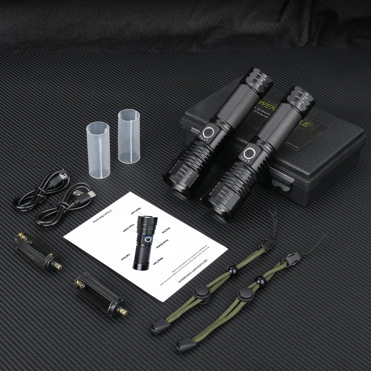 Rechargeable Flashlight 990,000 Lumens, BCOTE Super Bright Led Flashlights, Flash Light with ΒATTERY & 12 Hours Runtime, Zoomable, IPX6 Waterproof Flashlight High Lumens for Emergency Camping