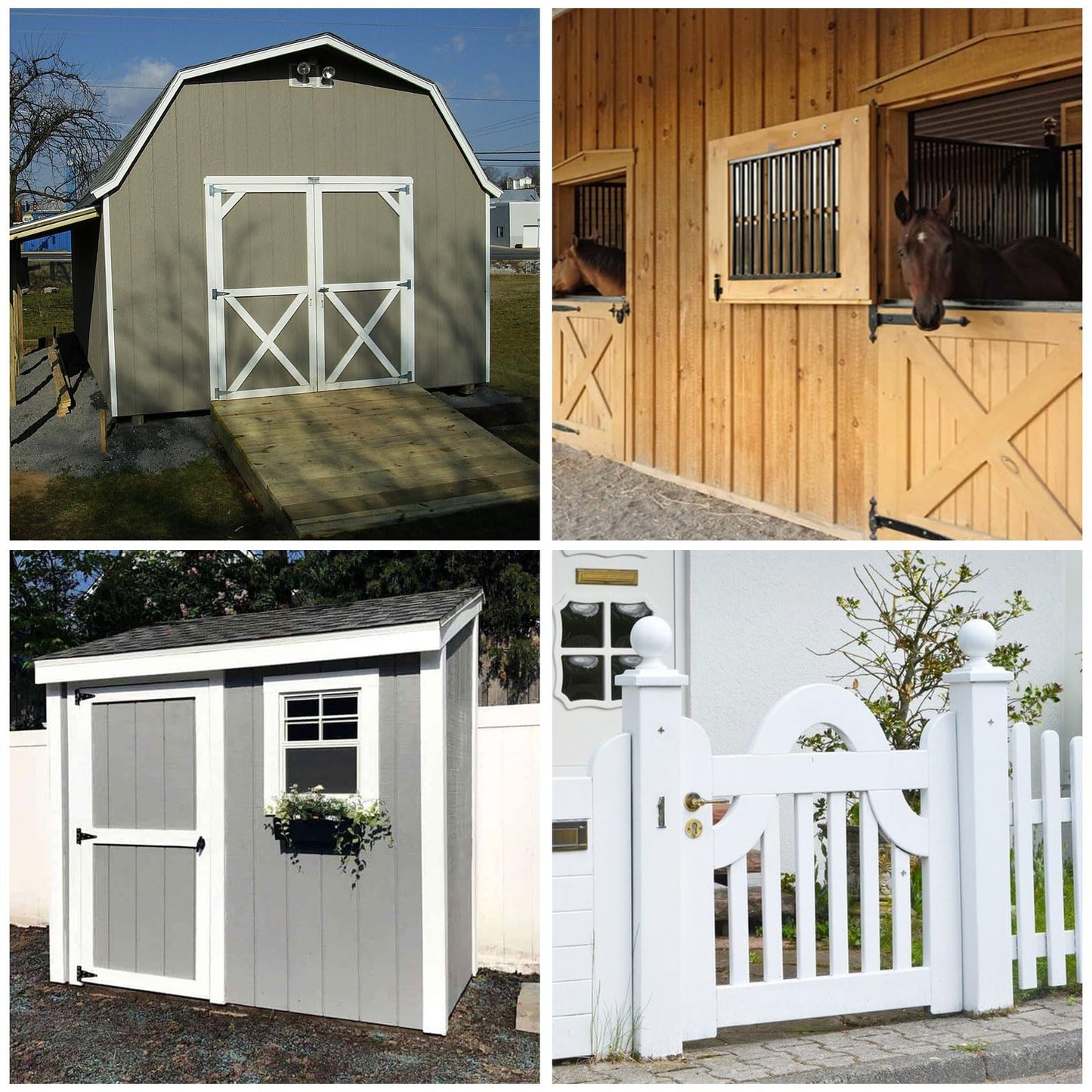 Acrux7 6 PCS Heavy Duty Gate Hinge 10 Inch T Strap Hinges, Metal Shed Barn Door Hinges with Screws, Black Strap Gate Hinge Outrdoor for Barn Doors, Shed Door, Wooden Fence