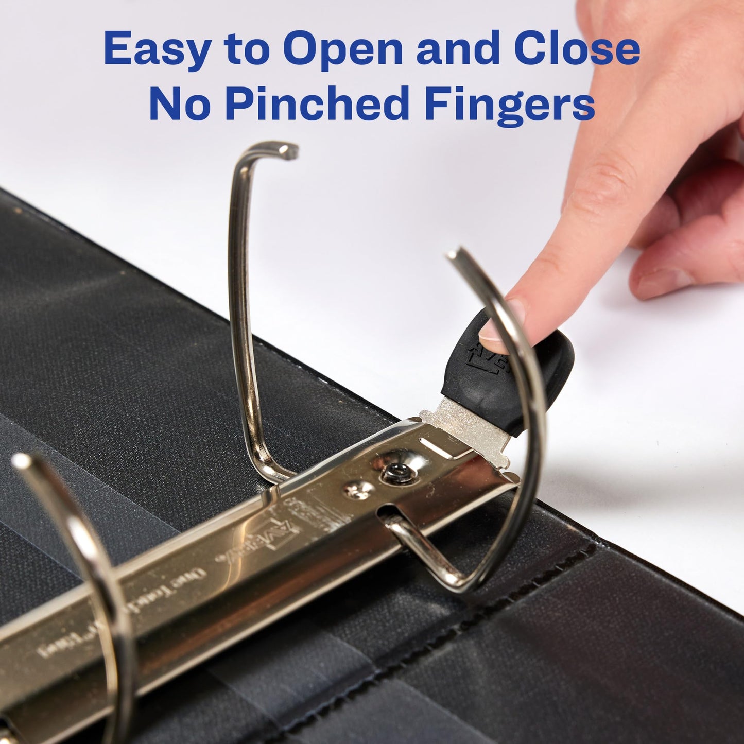 Avery Heavy-Duty Binder with 5 inch One Touch EZD Ring, Black (79996)