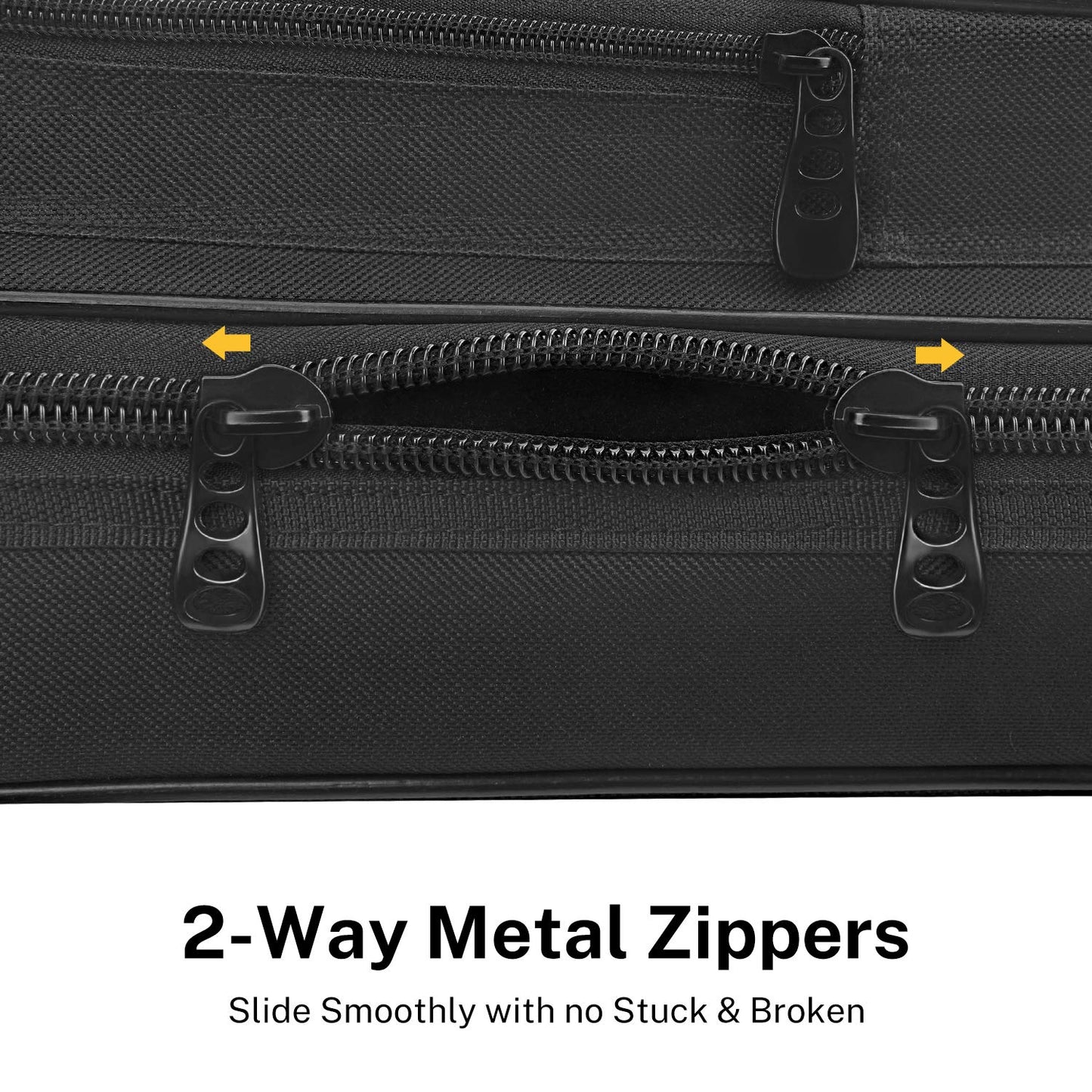 Donner 39 inch Electric Guitar Gig Bag, 0.4in Padded Sponge 600D Ripstop Waterproof Nylon Dustproof Soft Case for Home Storage Travel Carrying Backpack 3 Pockets Adjustable Strap Black