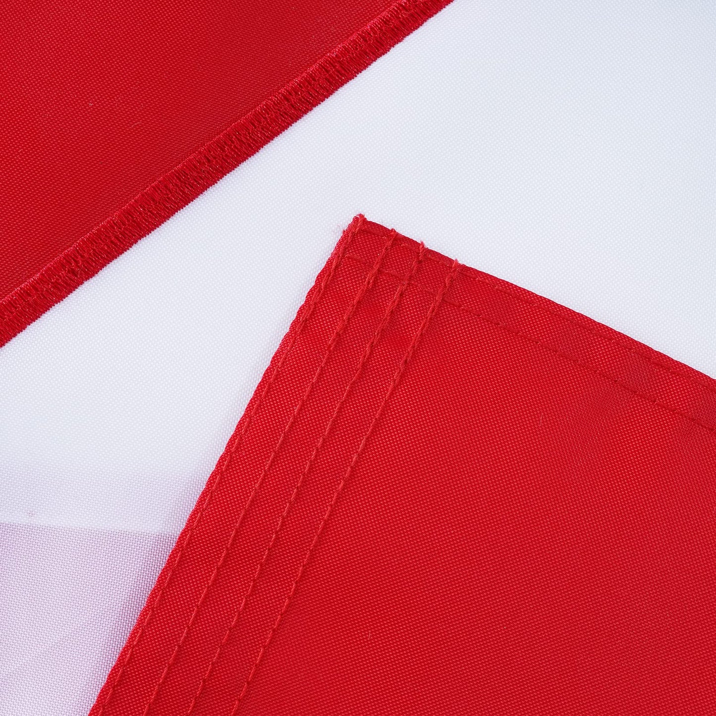Homissor Canada Flag Canadian Flags 4x6 Outdoor Heavy Duty for Outside Embroidered Maple Leaf Sewn Stripes 2 Brass Grommets