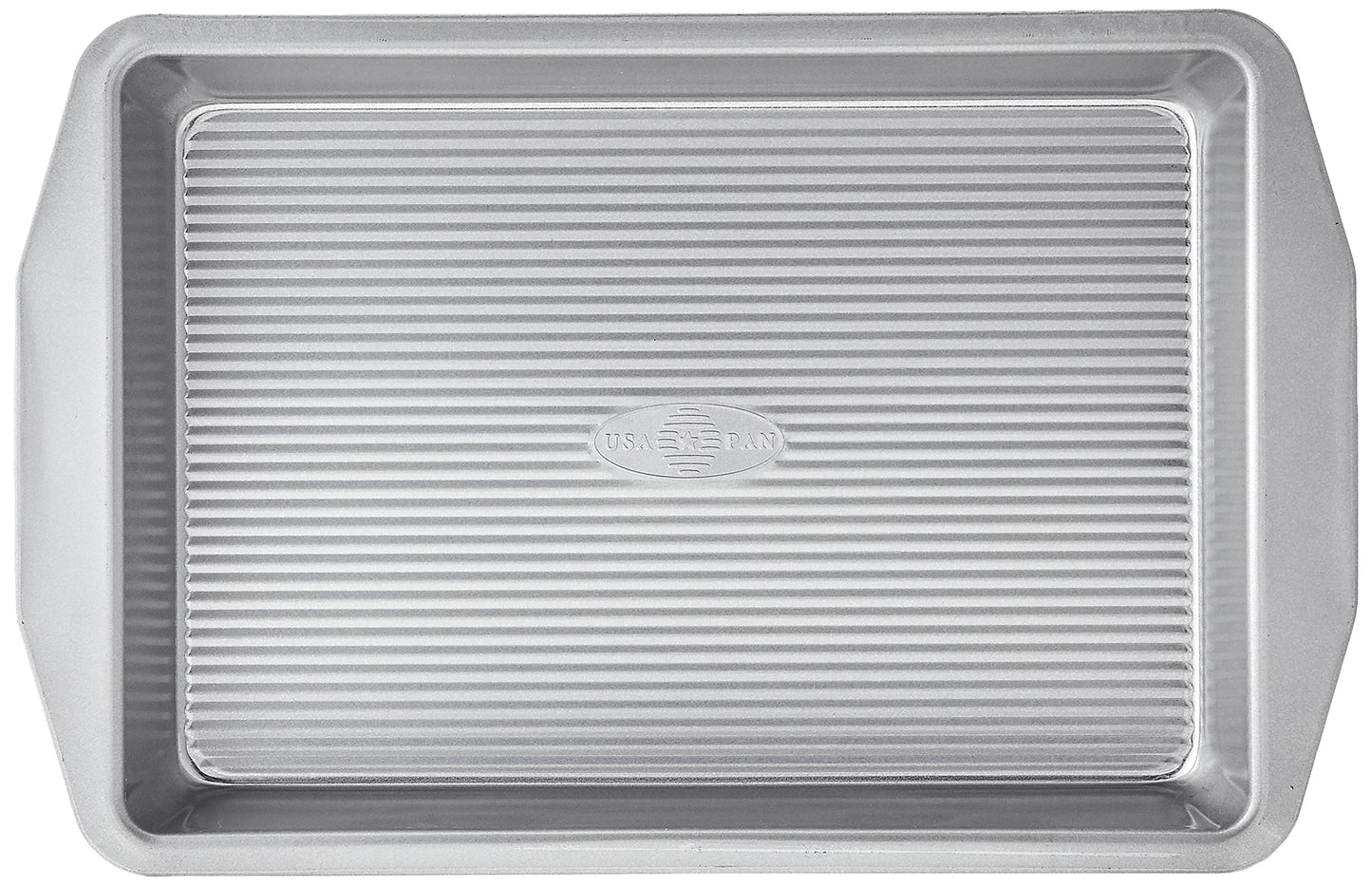 USA Pan American Bakeware Classics 9 x 13-Inch Rectangular Lasagna, Cake and Brownie Pan, Aluminized Steel, 9 x 13 Inch