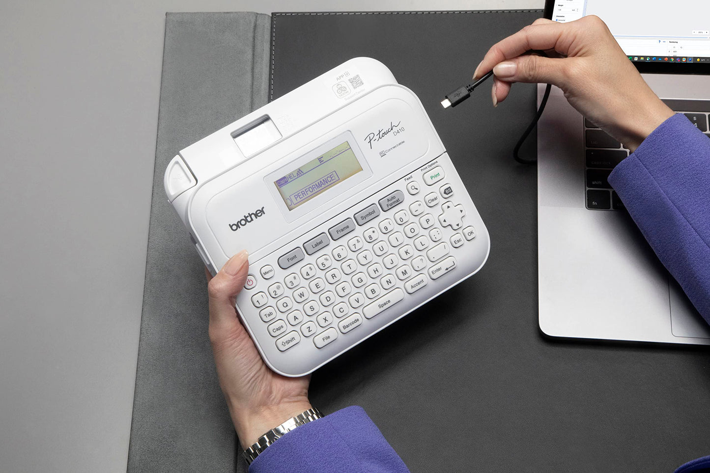 Brother P-Touch PTD-410 Label Maker