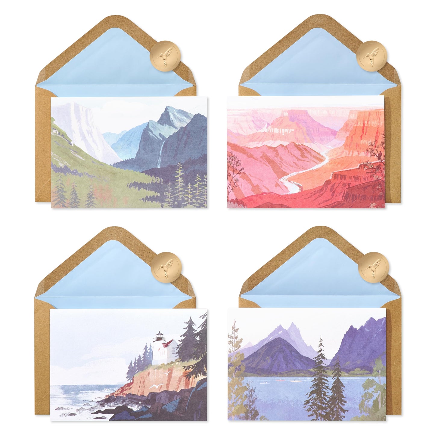 Papyrus Blank Cards with Envelopes, National Parks (20-Count)