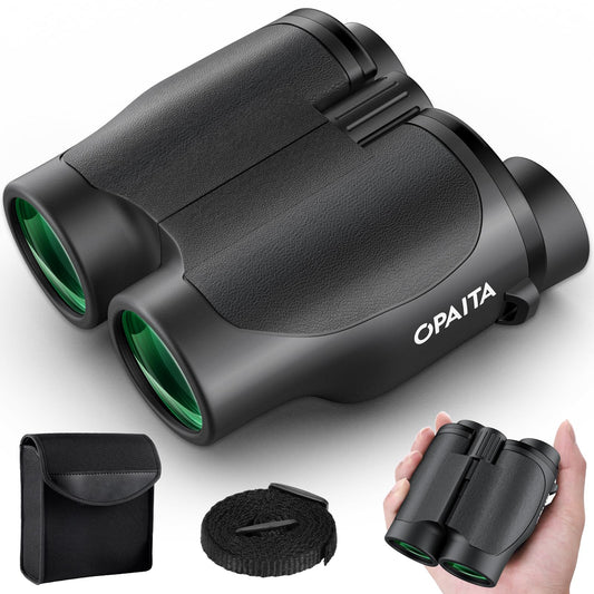 Compact Binoculars for Adults and Kids - OPAITA 20x32 Small Binoculars for Adults Long Range - Binoculars for Brid Watching with Low Light Vision for Hunting, Cruise Ship, Theater, Travel