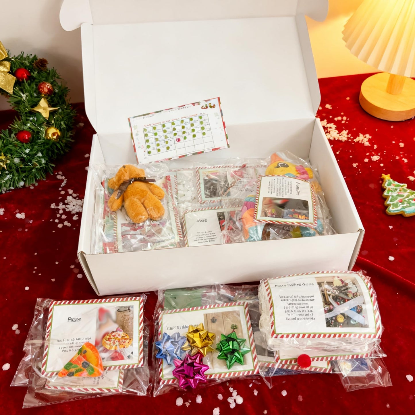 2025 Advent Calendar,24 Days of Christmas on the Shelf Advent Calendar，Best Christmas Countdown Gift for Children Stocking Stuffers for Teen Girls