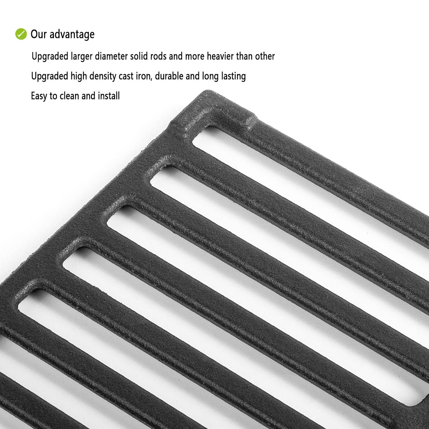 Gcostar Grill Grates Replacement for Charbroil Advantage 463344116 Gas2coal 463340516 Cooking Grids for G460-0500-w1 463343015 463340516 463370516 G530-b700-w1 463672416 463344116