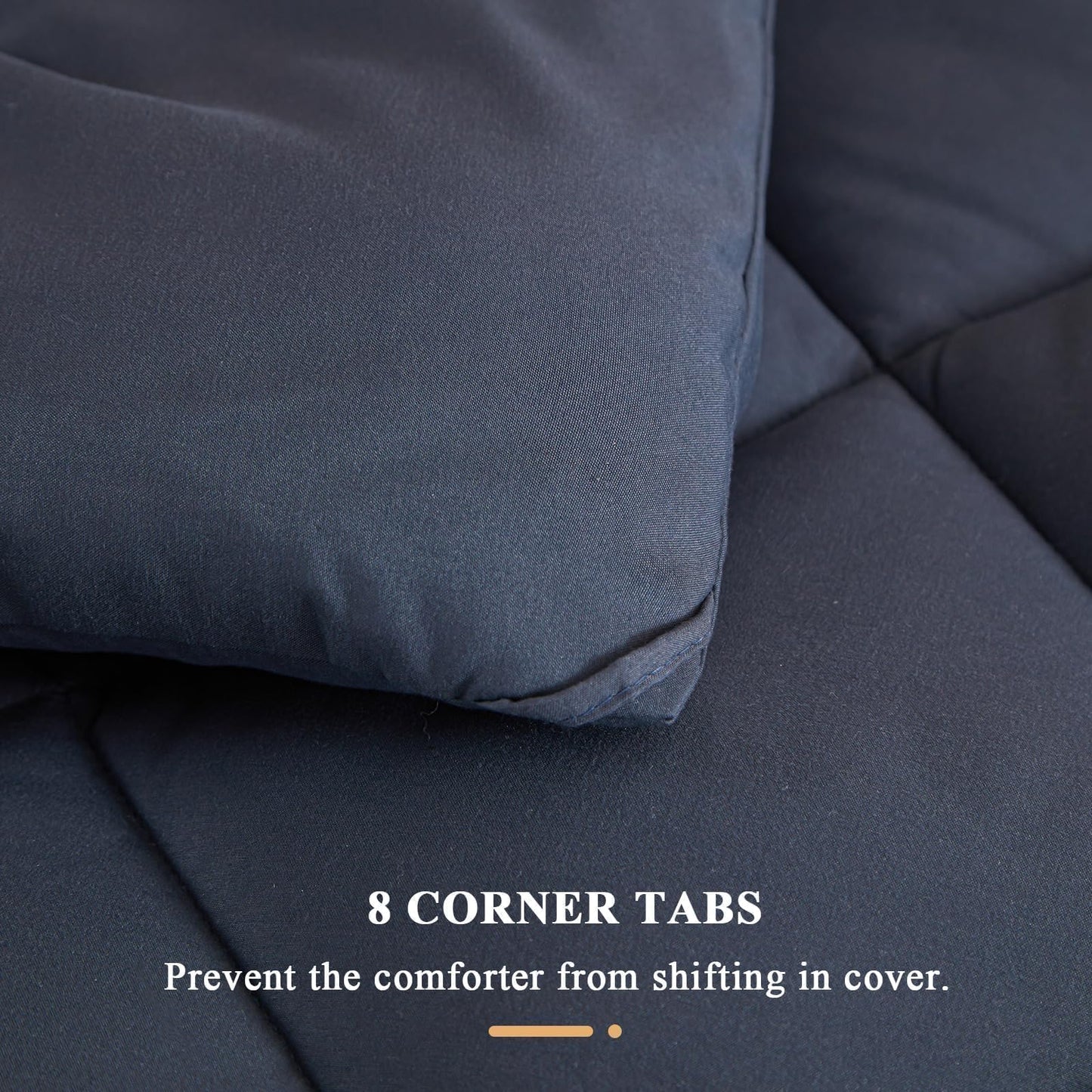 128x120 Oversized King Comforter, Extra Large King Size Comforter Oversized, All Season Soft Lightweight Quilt Down Alternative Duvet Insert with 8 Corner Tabs(120x128, Grey)